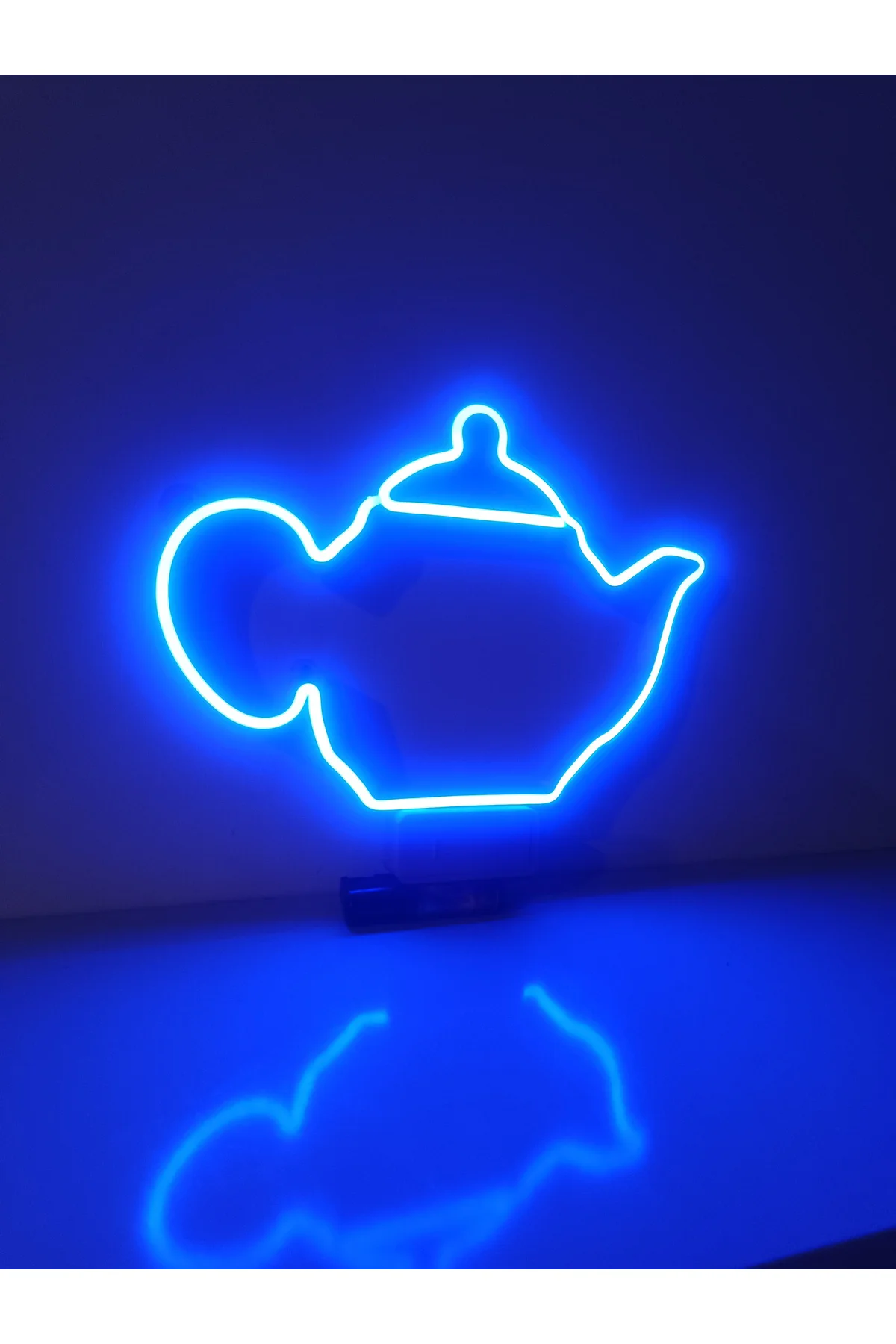 Neon LED IŞIKLI Demlik Çaydanlık cafe restoran