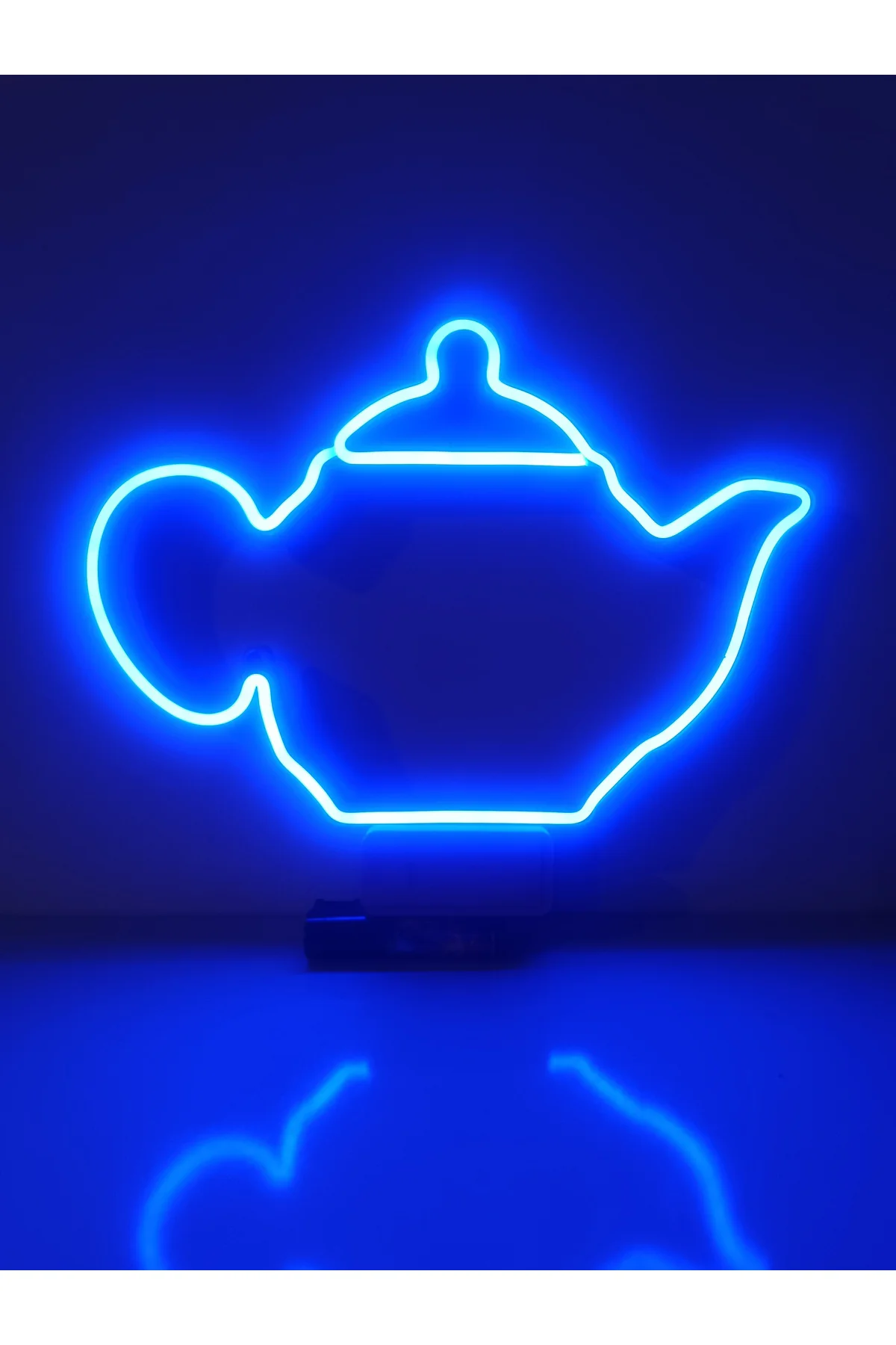 Neon LED IŞIKLI Demlik Çaydanlık cafe restoran