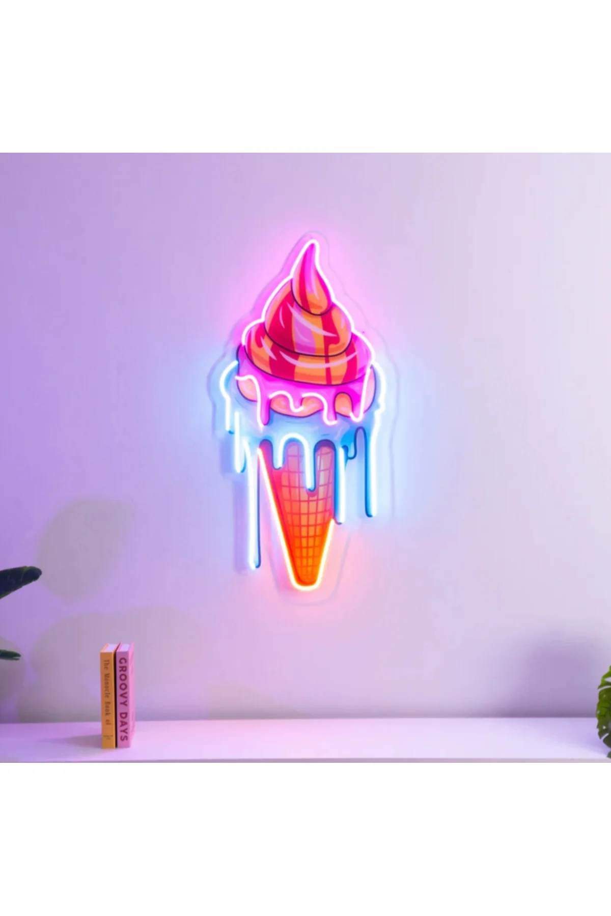 NEON LED IŞIKLI DONDURMA