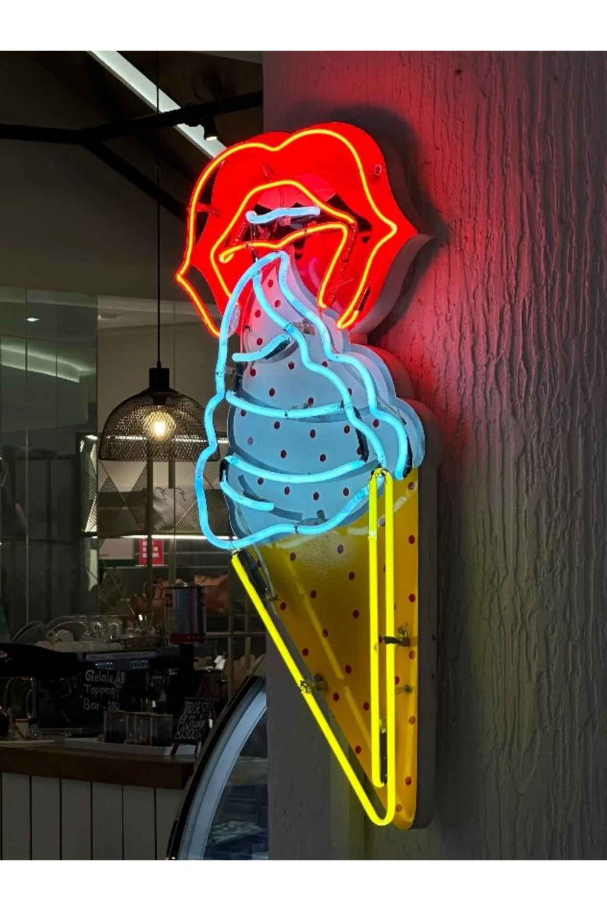 NEON LED IŞIKLI DONDURMA