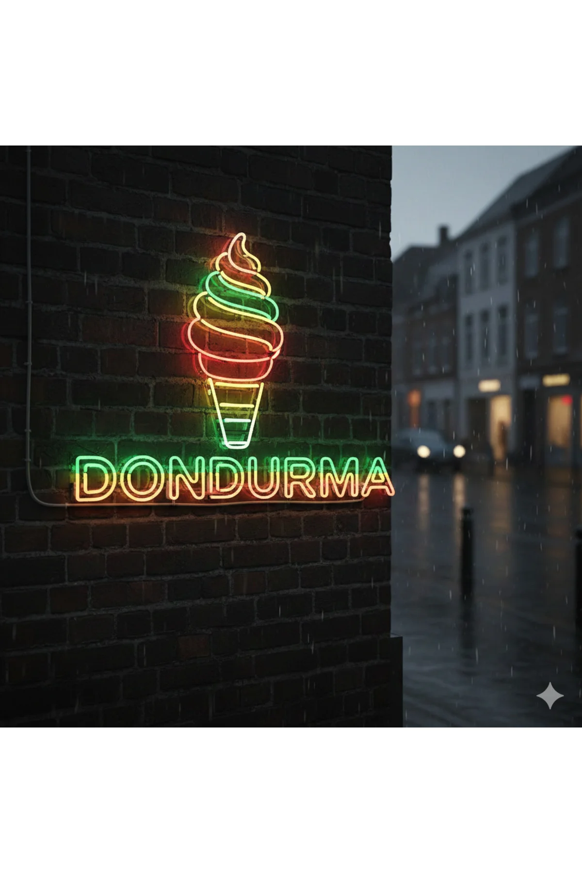 NEON LED IŞIKLI DONDURMA
