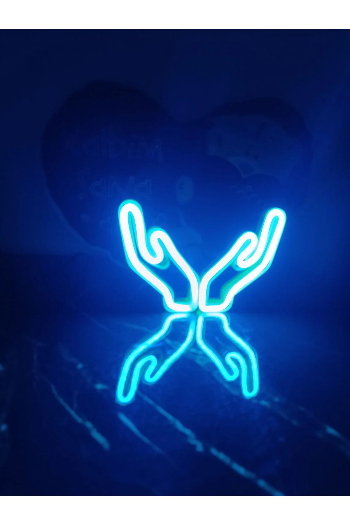 NEON LED IŞIKLI DUA ELLER