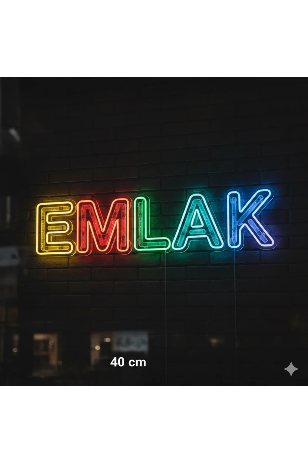 NEON LED IŞIKLI EMLAK
