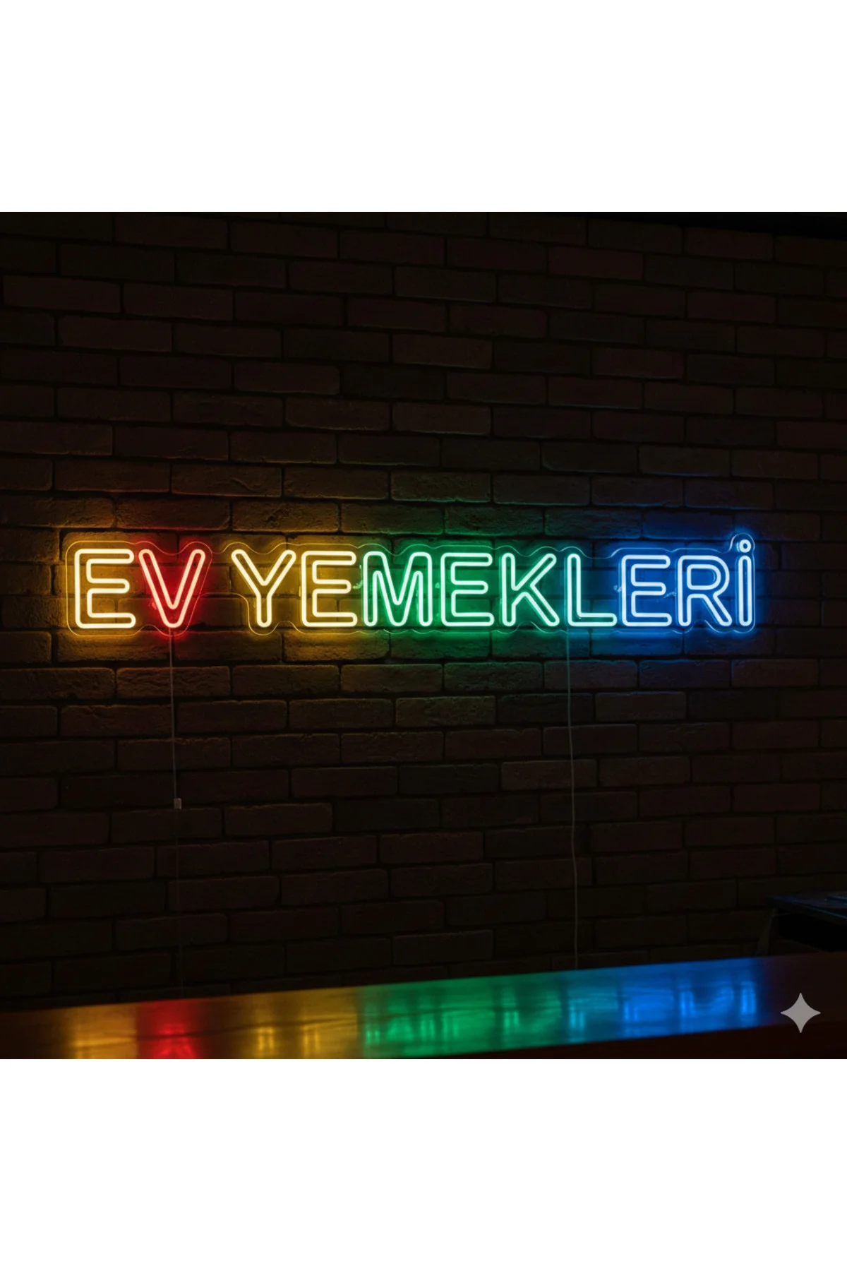NEON LED IŞIKLI EV YEMEKLERİ