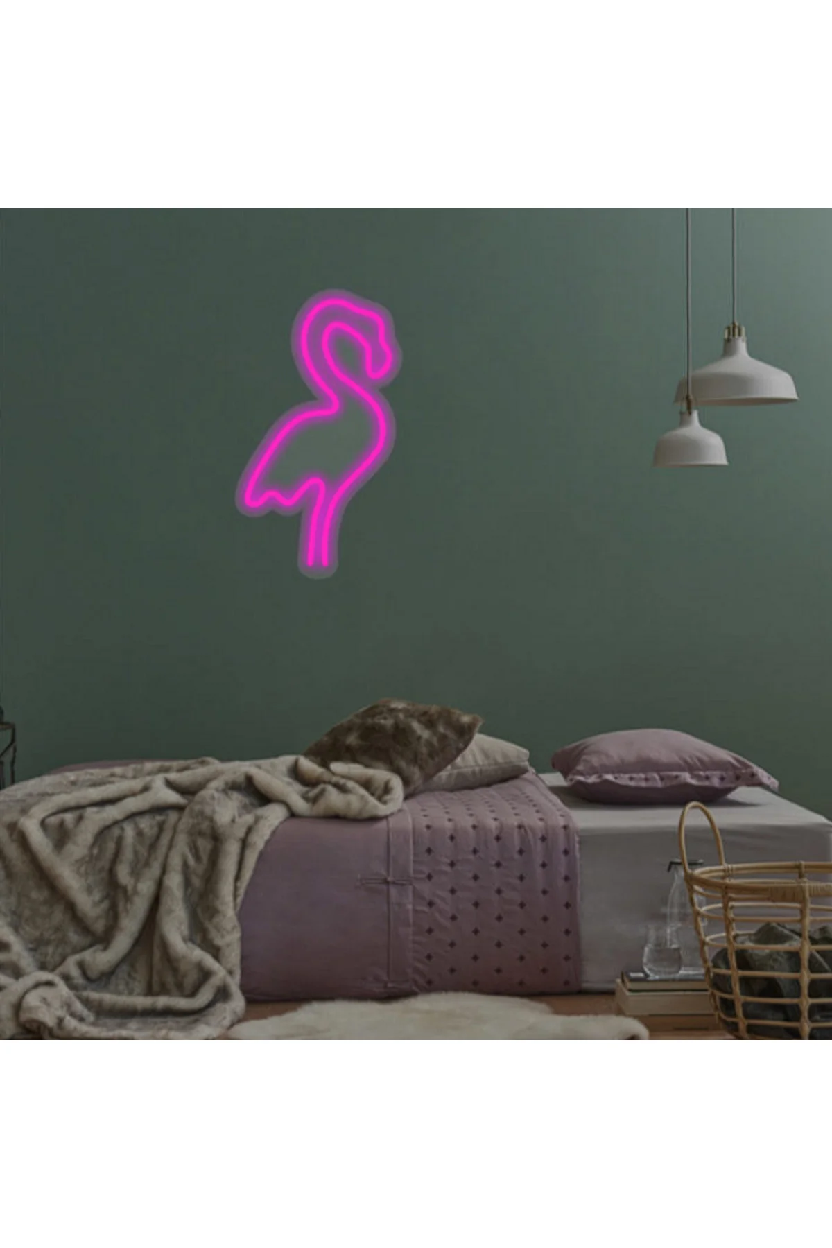 NEON LED IŞIKLI FİLAMİNGO