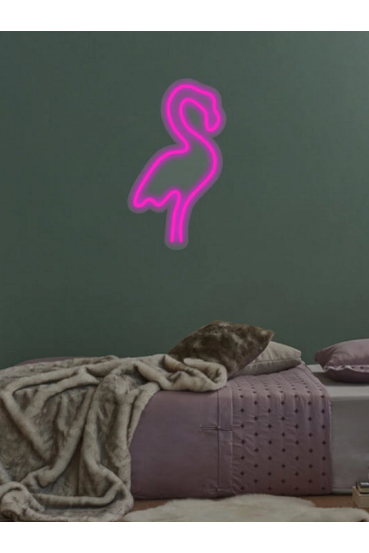 NEON LED IŞIKLI FİLAMİNGO