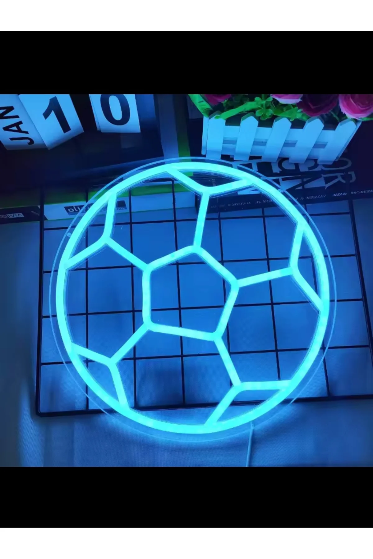 NEON LED IŞIKLI FUTBOL TOPU 2