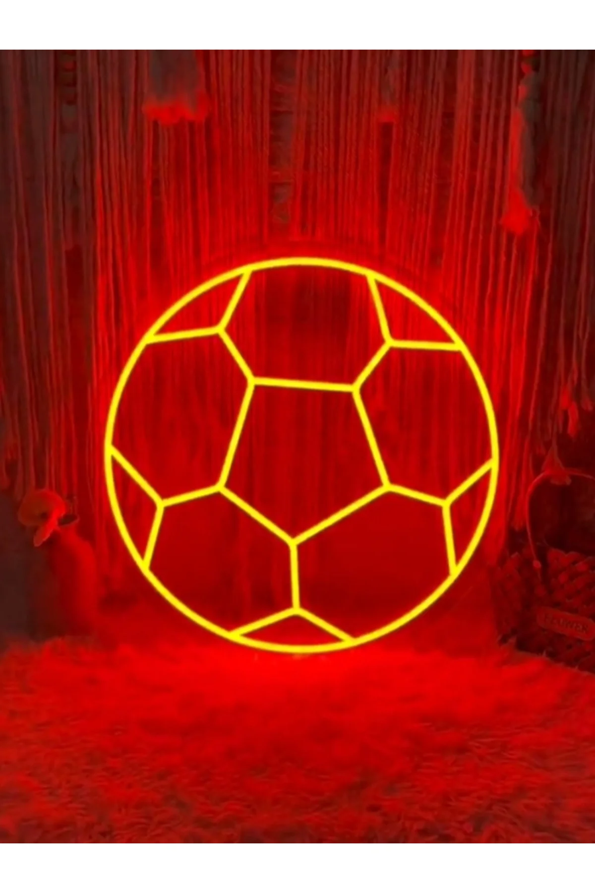 NEON LED IŞIKLI FUTBOL TOPU