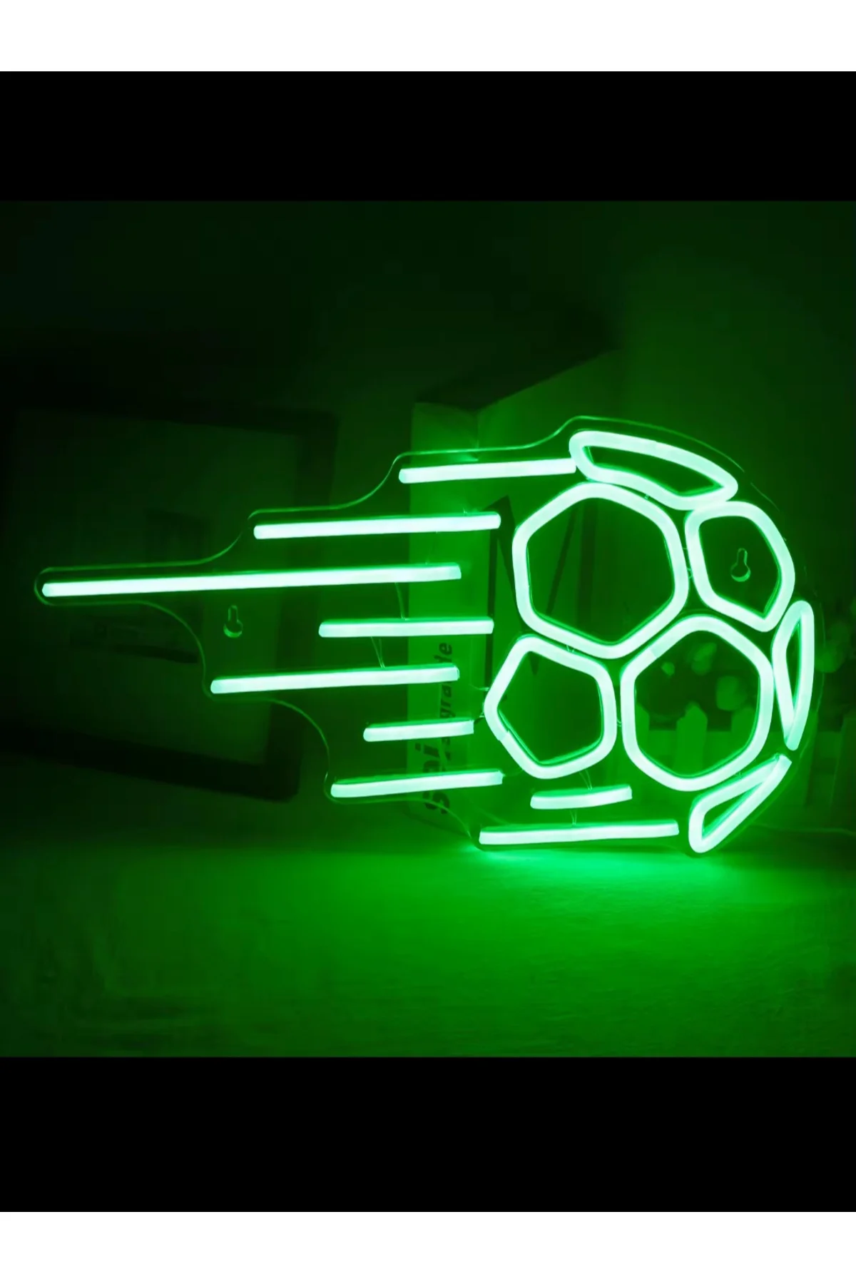 NEON LED IŞIKLI FUTBOL TOPU ALEV 2