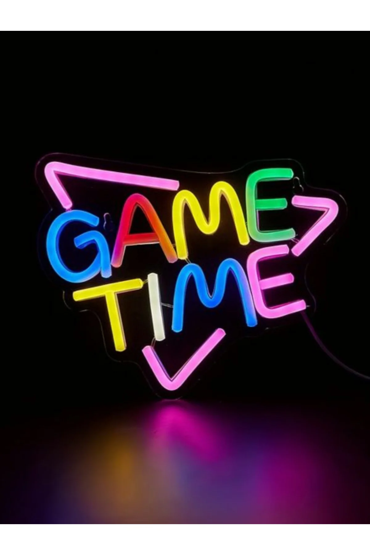 Neon Led ışıklı game time