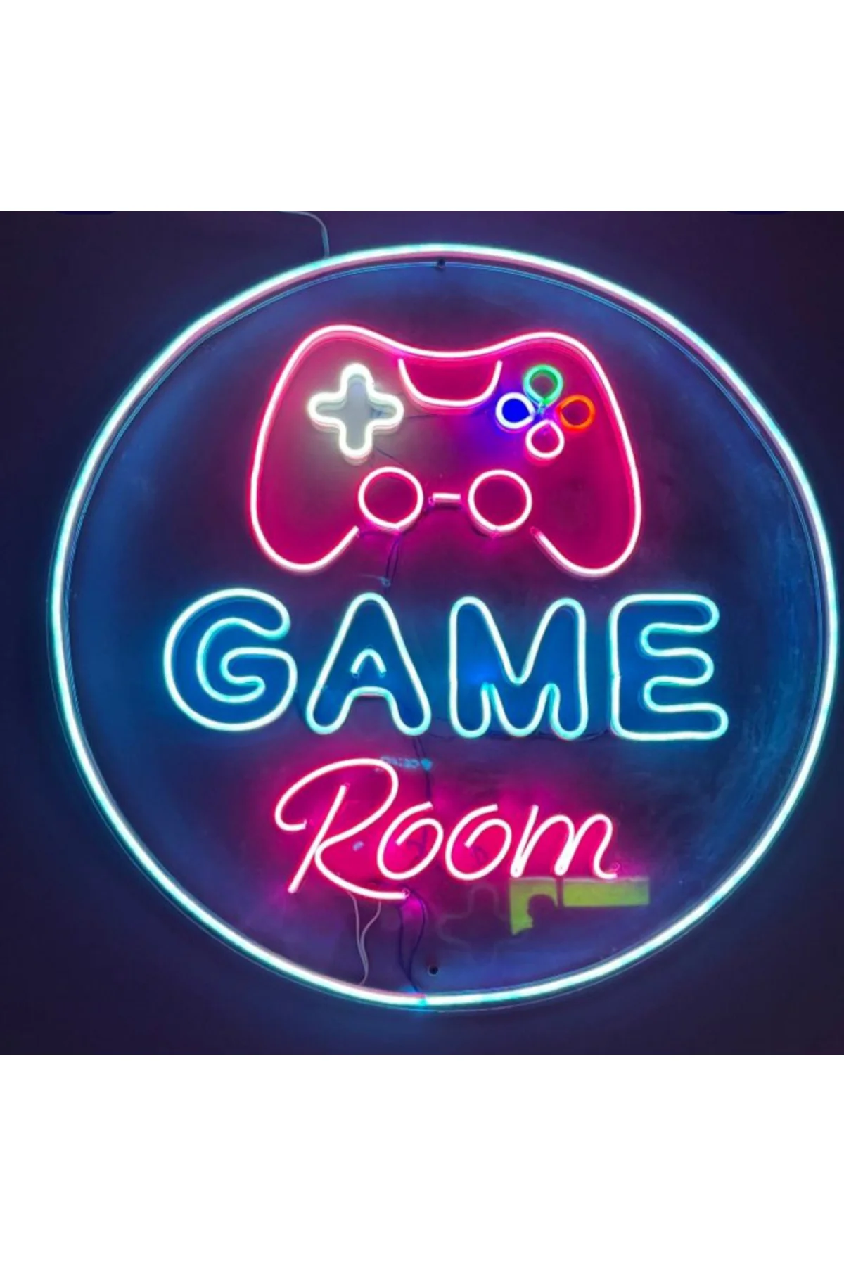 NEON LED IŞIKLI GAMER PLAYSTATİON GAMEBOY GAMER KONSOL