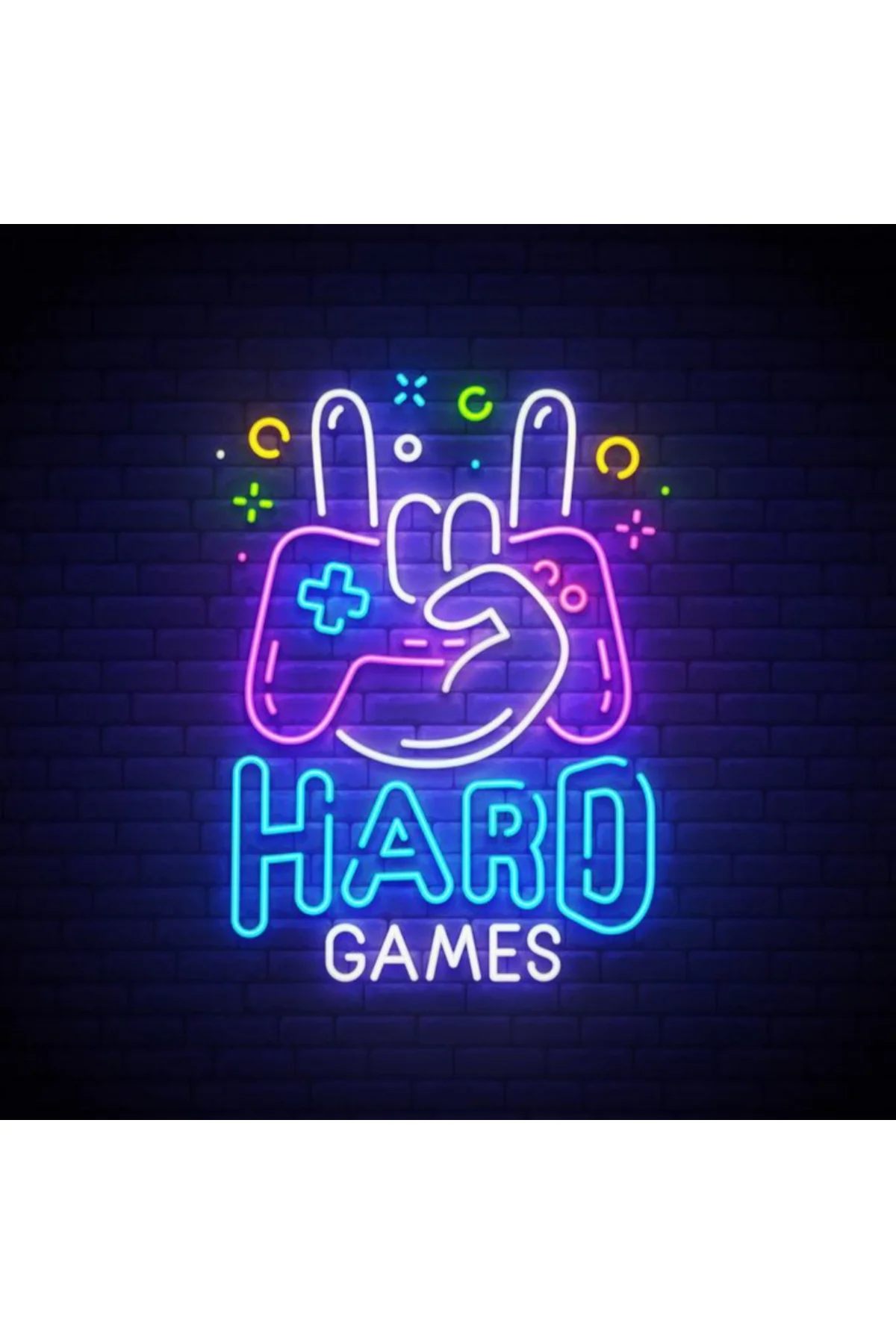 NEON LED IŞIKLI GAMER PLAYSTATİON GAMEBOY GAMER KONSOL