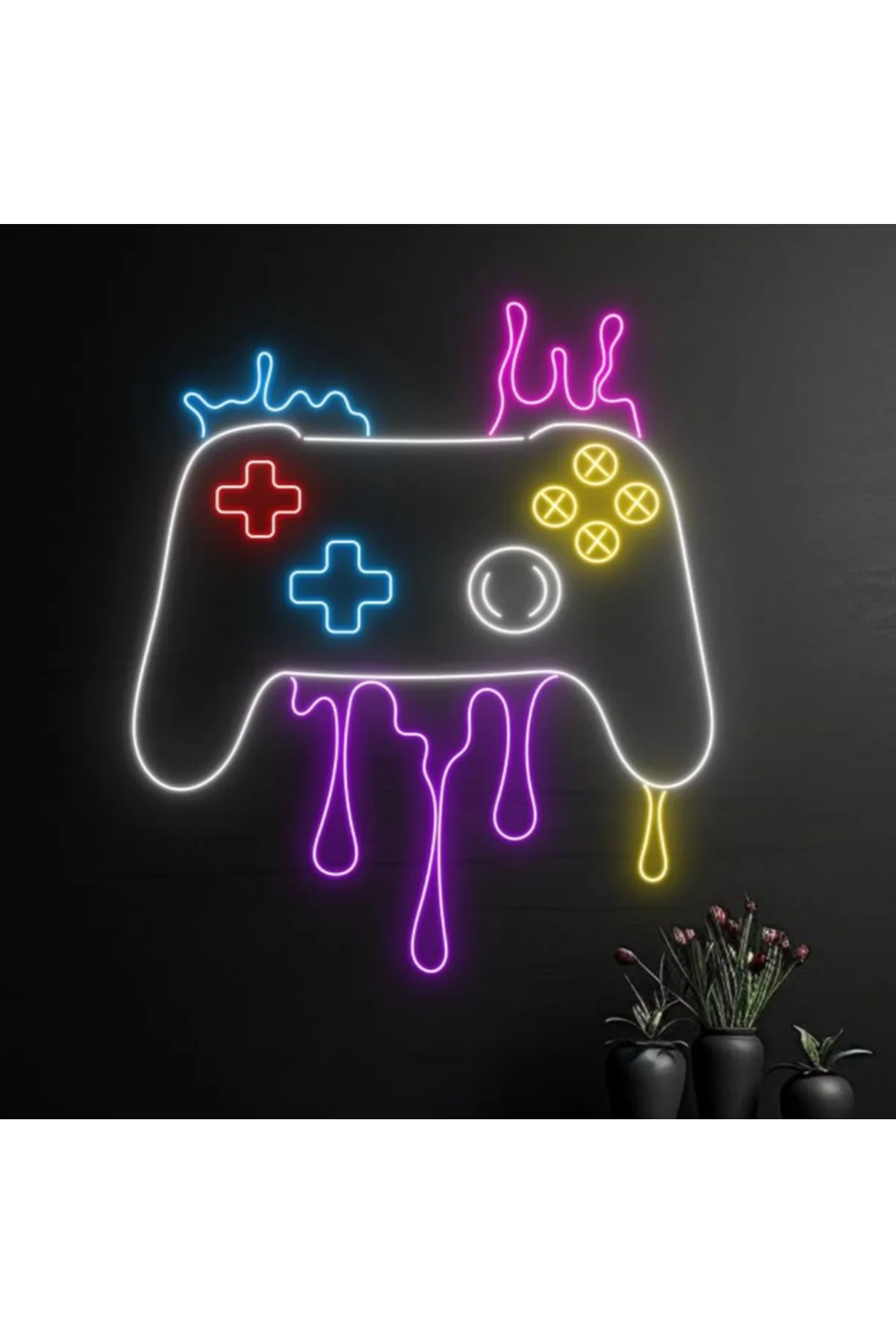 NEON LED IŞIKLI GAMER PLAYSTATİON GAMEBOY GAMER
