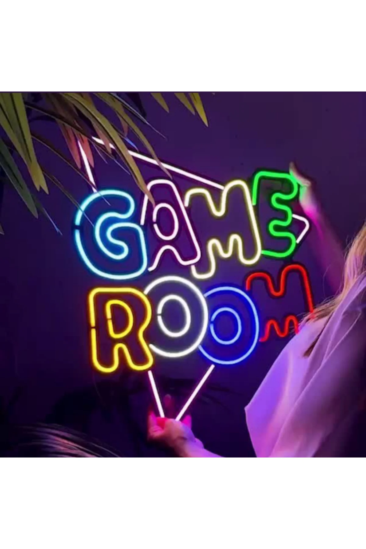 NEON LED IŞIKLI GAMER PLAYSTATİON GAMEBOY GAMER KONSOL