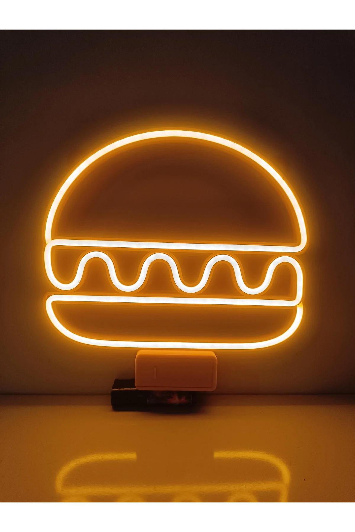 NEON LED IŞIKLI HAMBURGER FAST FOOD CAFE RESTORAN