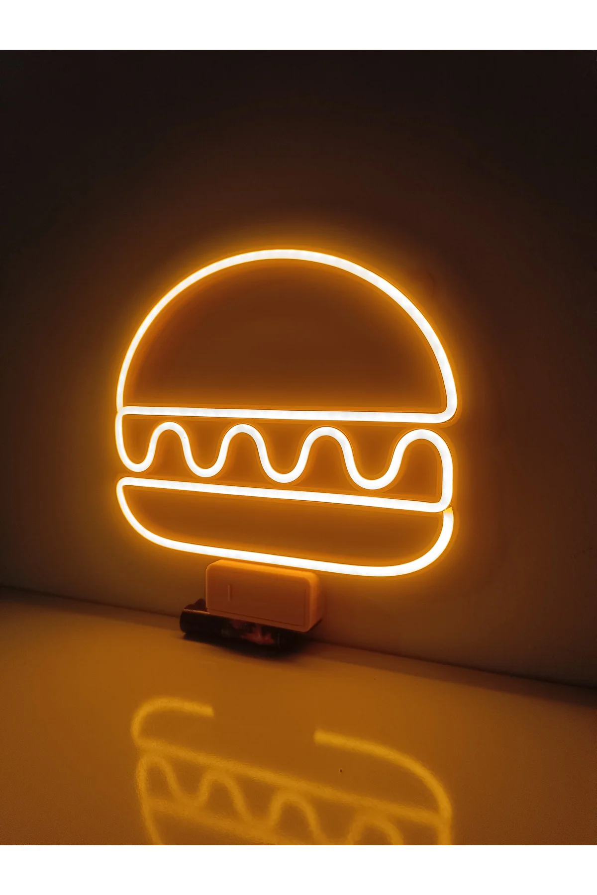 NEON LED IŞIKLI HAMBURGER FAST FOOD CAFE RESTORAN