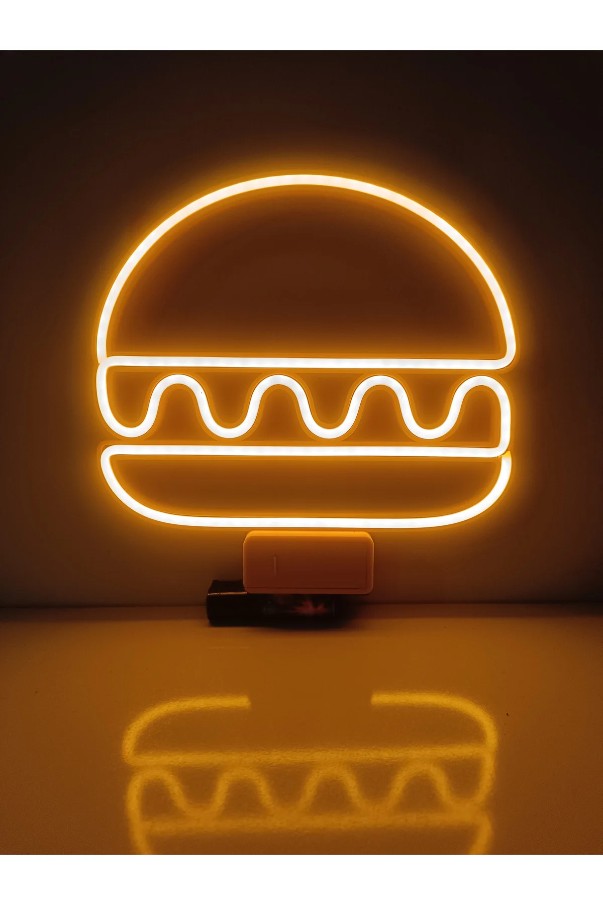 NEON LED IŞIKLI HAMBURGER FAST FOOD CAFE RESTORAN