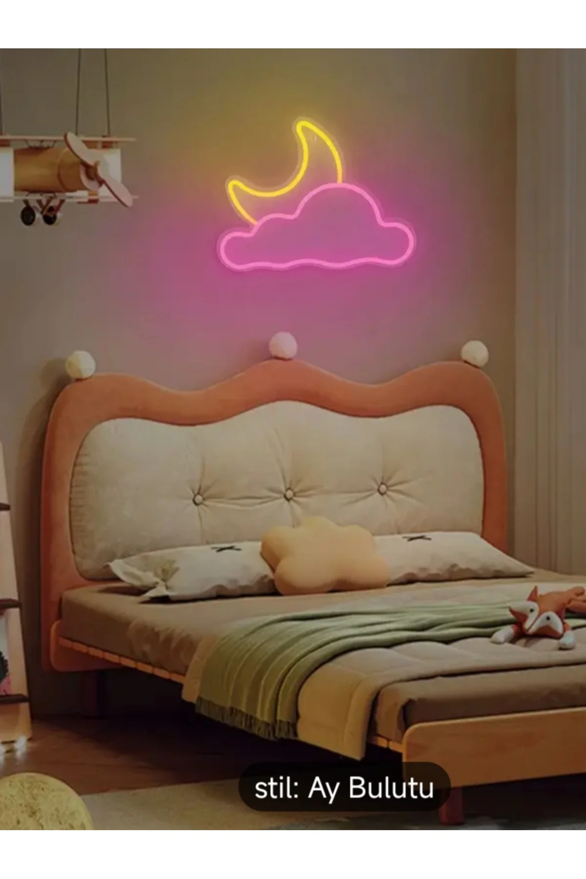 NEON LED IŞIKLI HİLAL AY BULUT