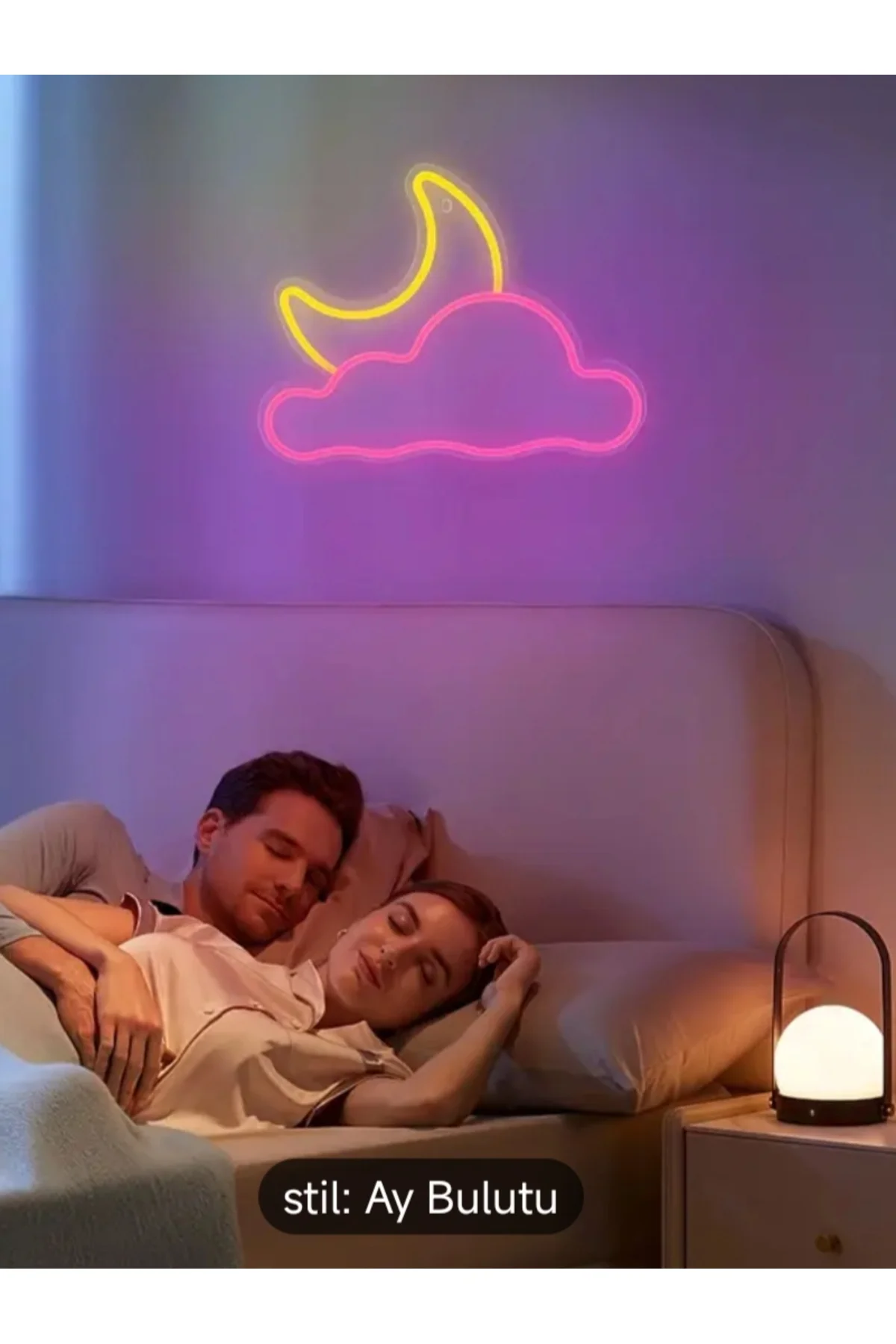 NEON LED IŞIKLI HİLAL AY BULUT