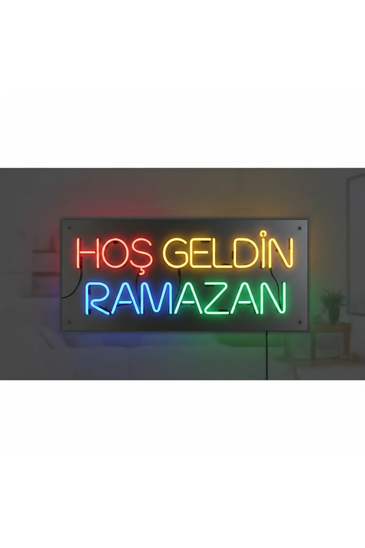 NEON LED IŞIKLI HOŞGELDİN RAMAZAN