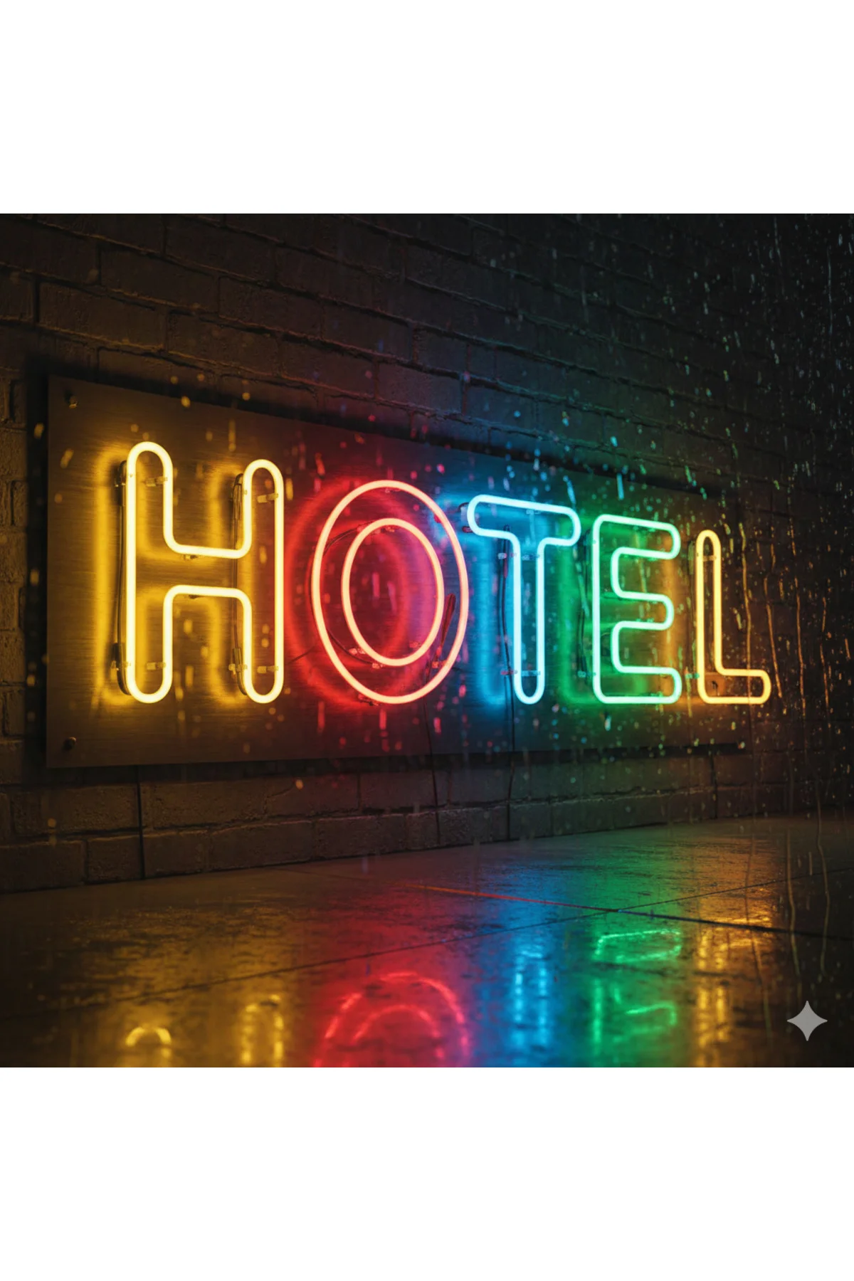 NEON LED IŞIKLI HOTEL