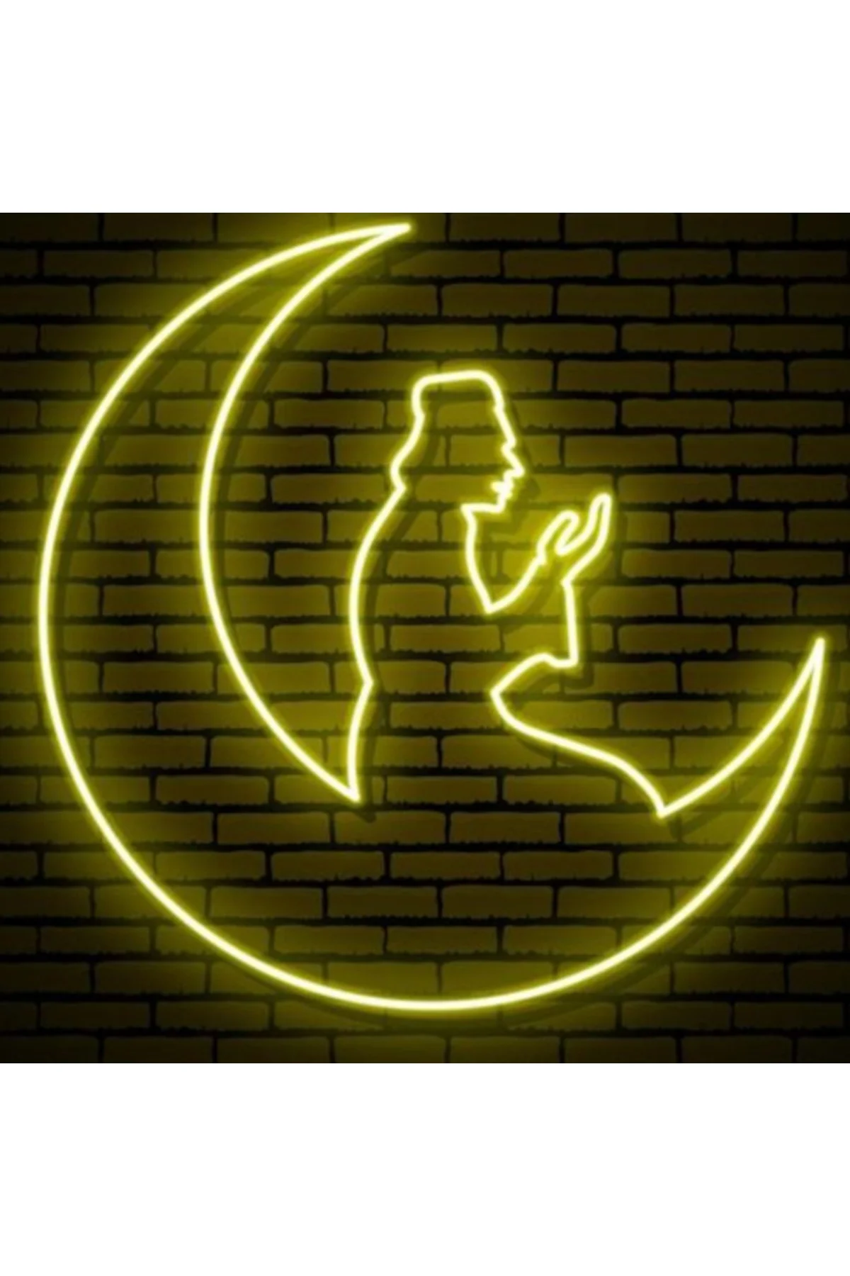 NEON LED IŞIKLI İSLAM HİLAL