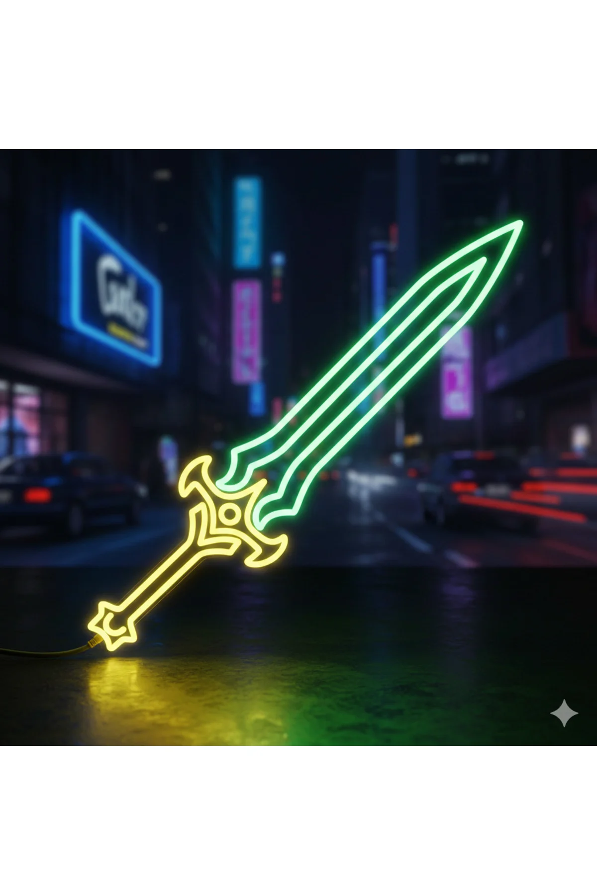 NEON LED IŞIKLI KAMA