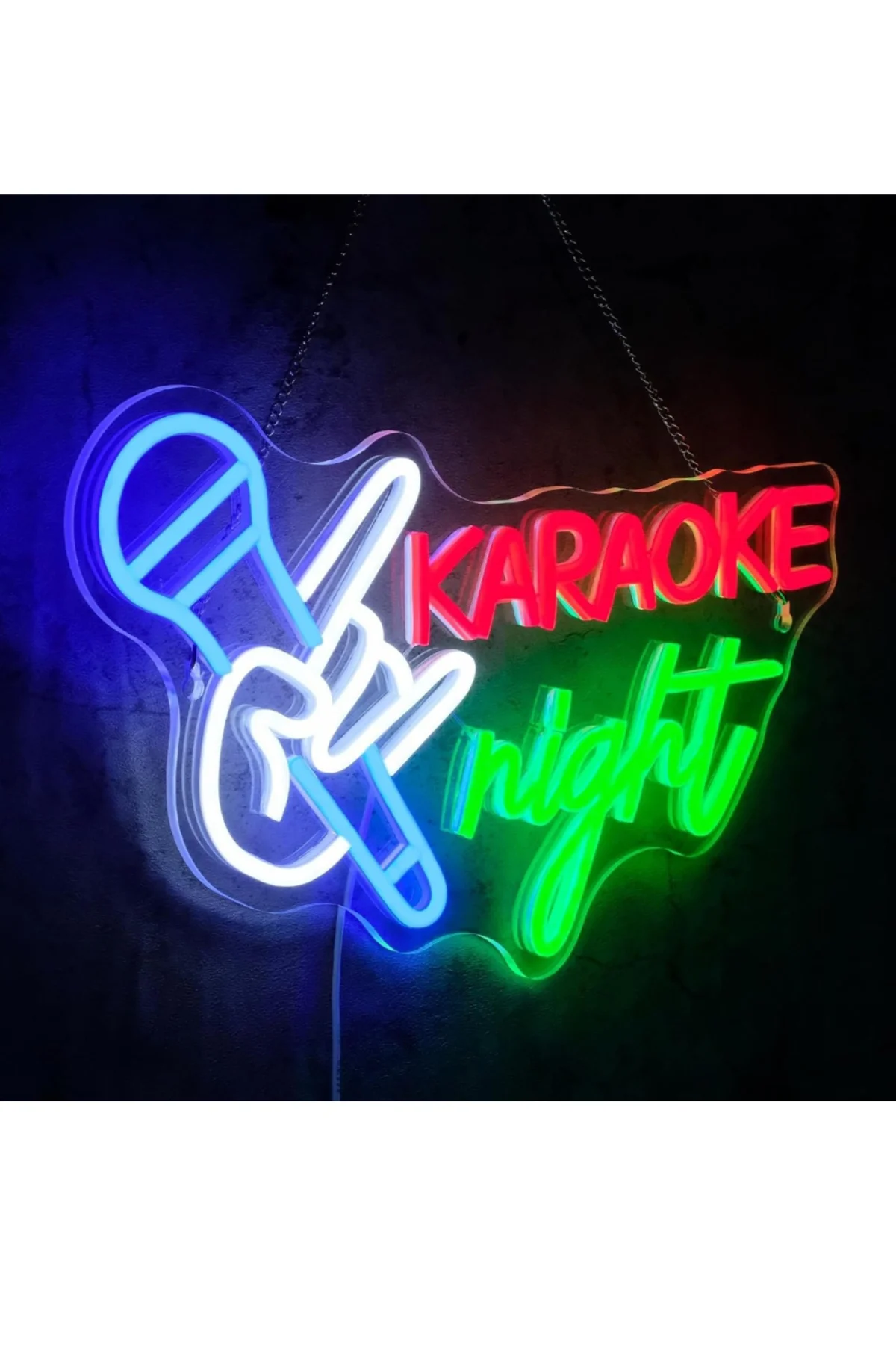 NEON LED IŞIKLI KARAOKE NİGHT