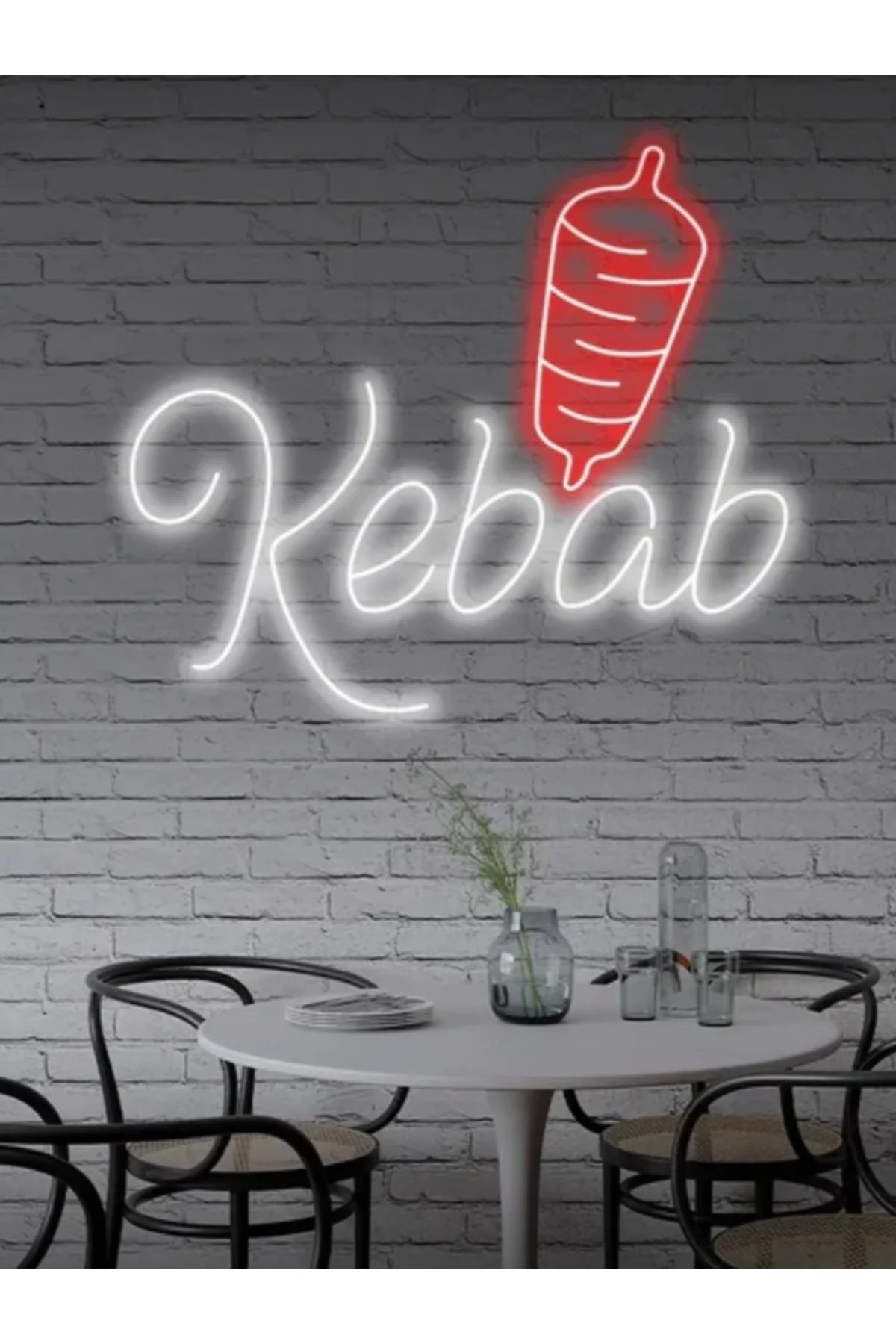 NEON LED IŞIKLI KEBAB RESTOURANT