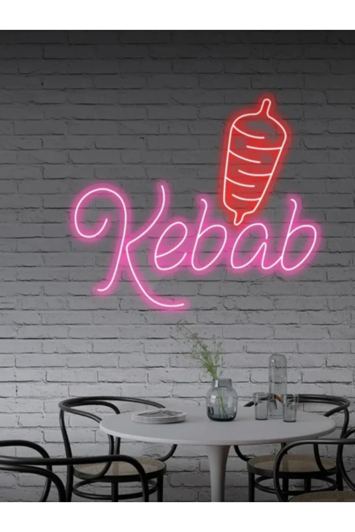 NEON LED IŞIKLI KEBAB RESTOURANT