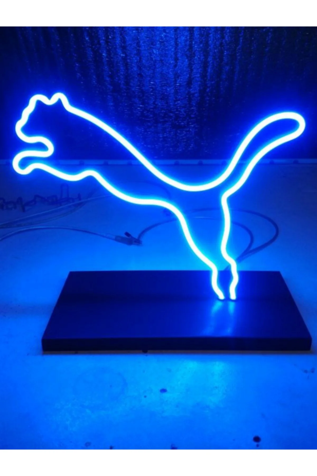 NEON LED IŞIKLI KEDİ