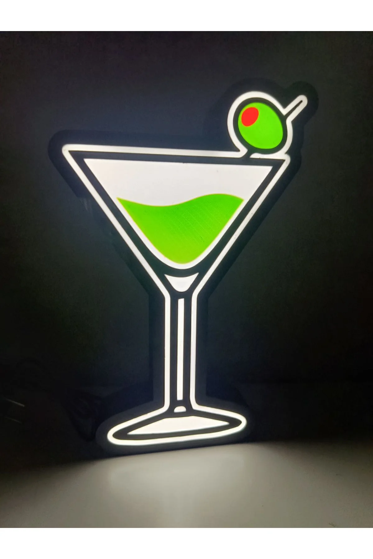 Neon Led Işıklı Kokteyl Bardak