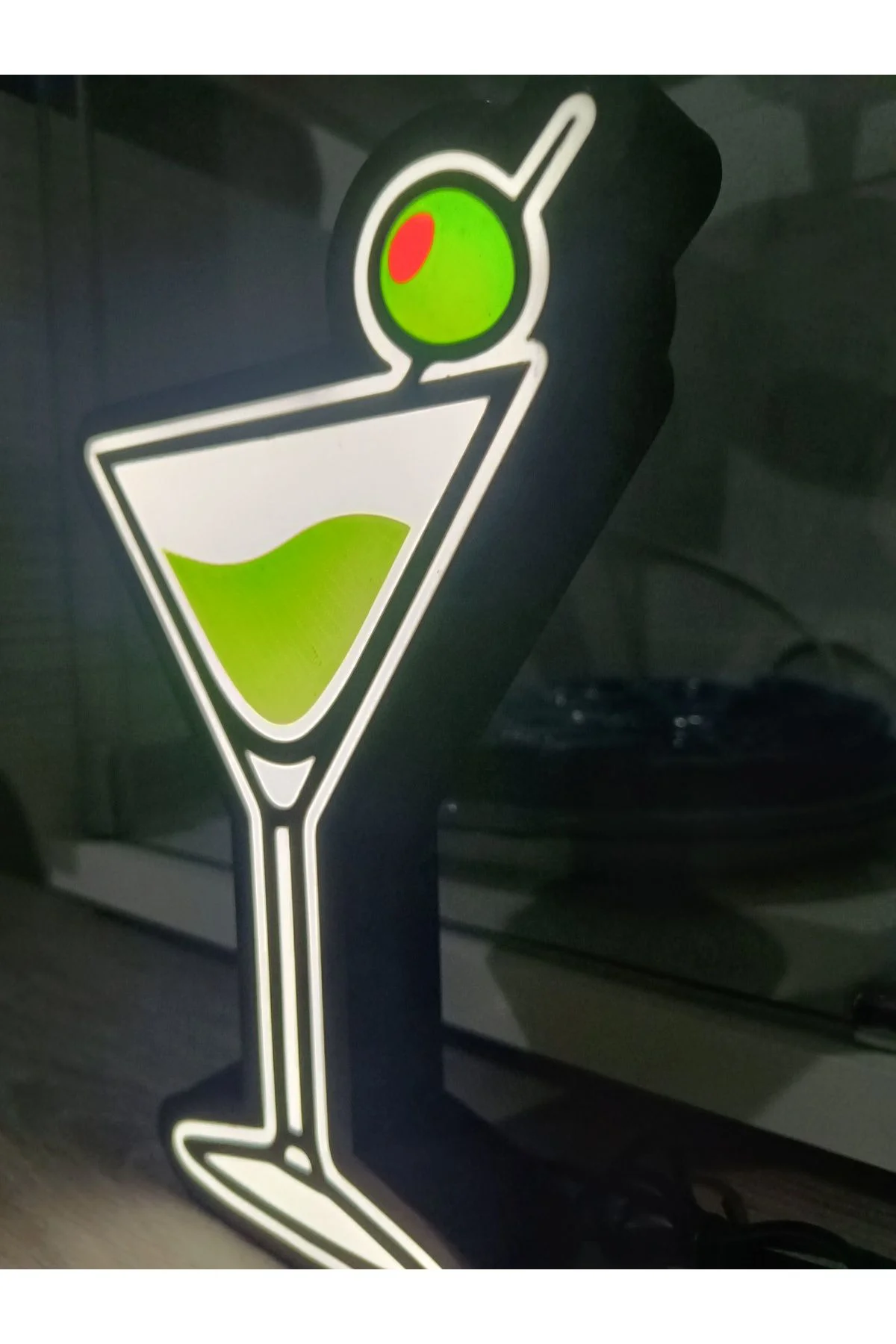 Neon Led Işıklı Kokteyl Bardak