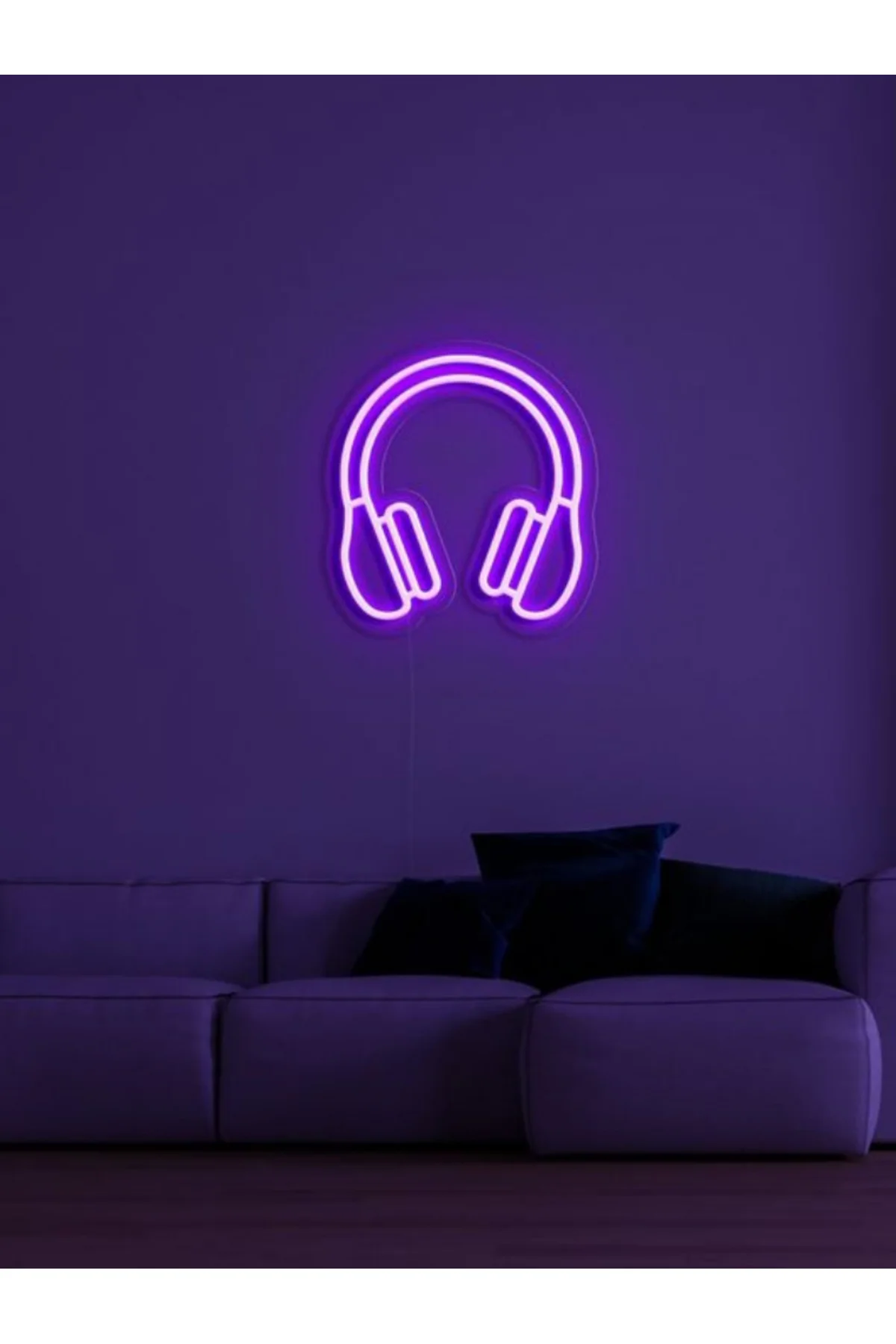 NEON LED IŞIKLI KULAKLIK