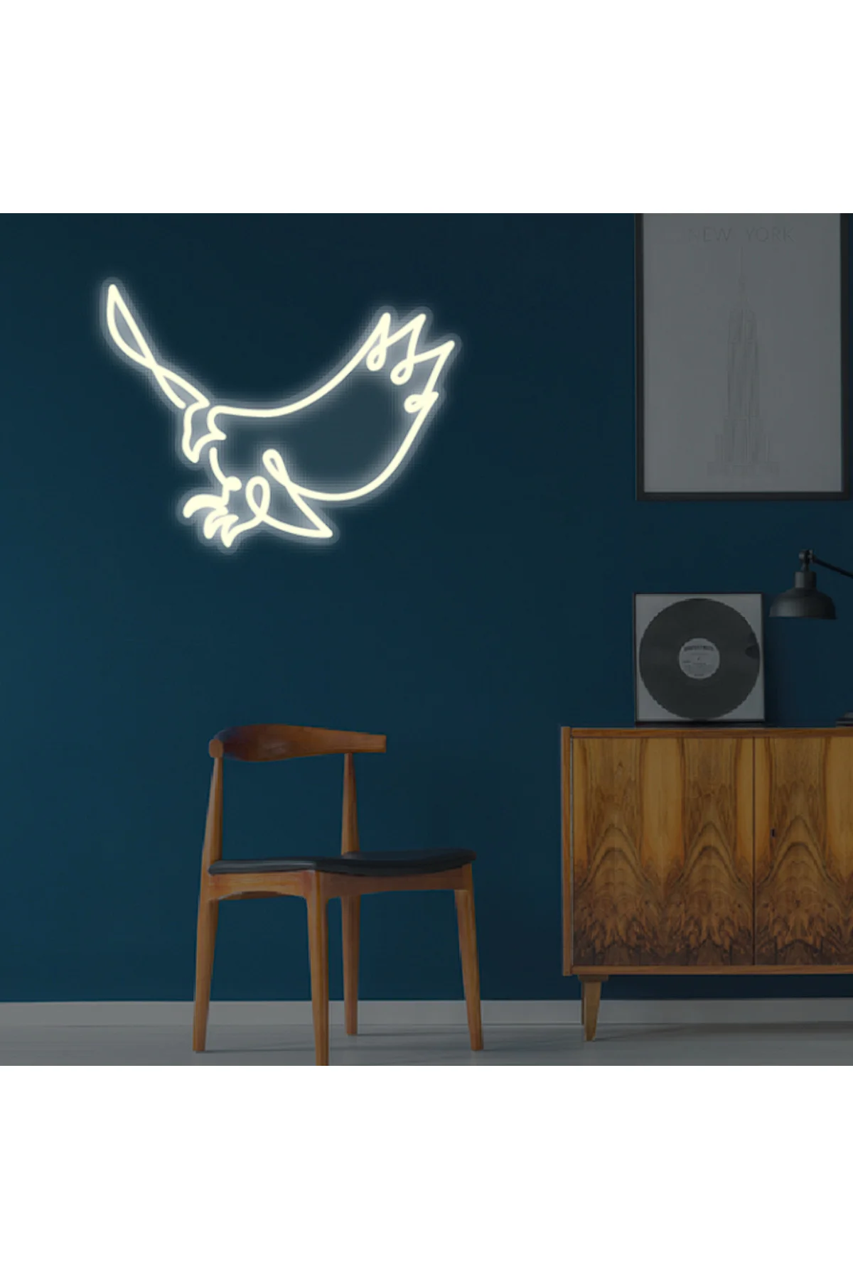 NEON LED IŞIKLI KUŞ