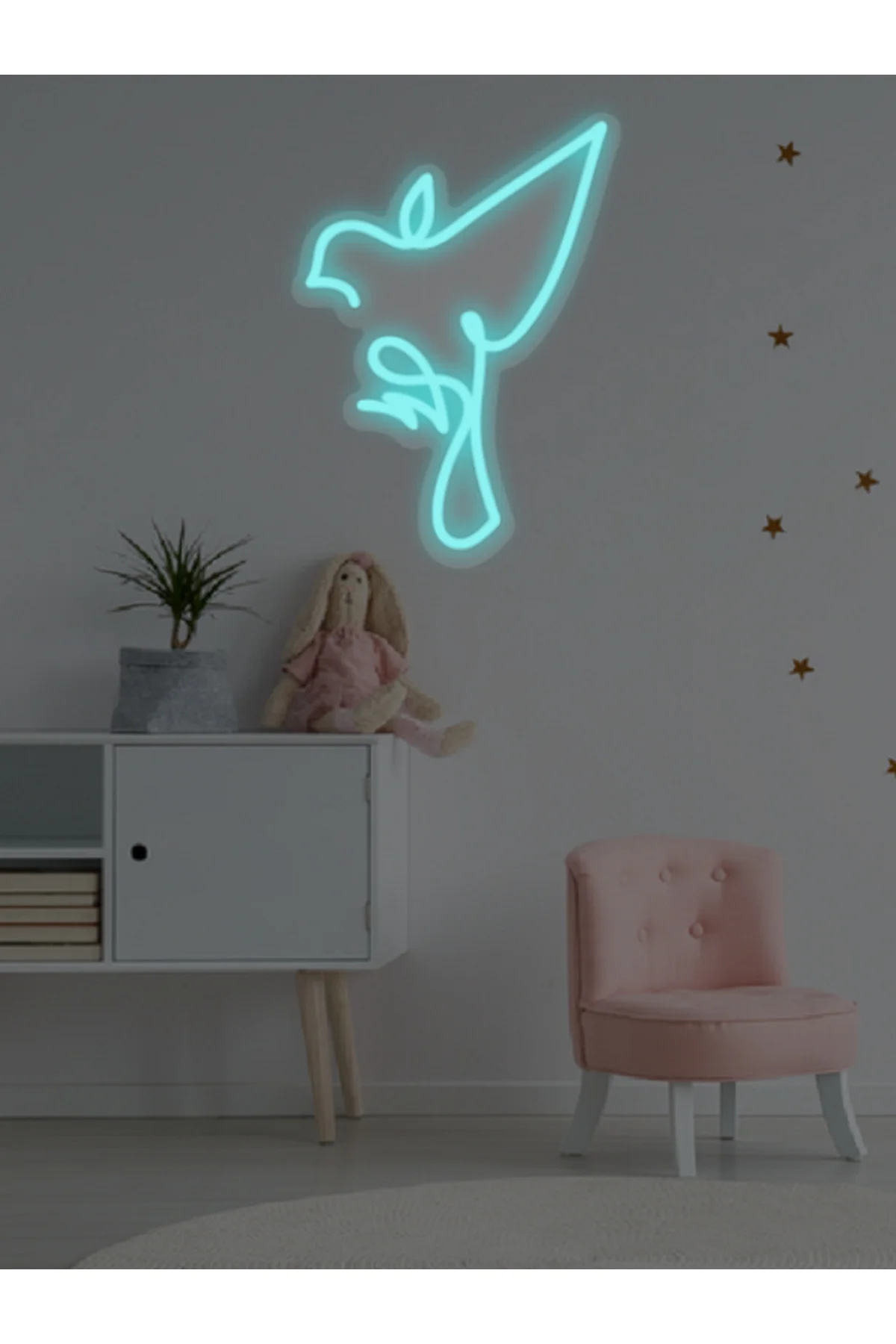 NEON LED IŞIKLI KUŞ