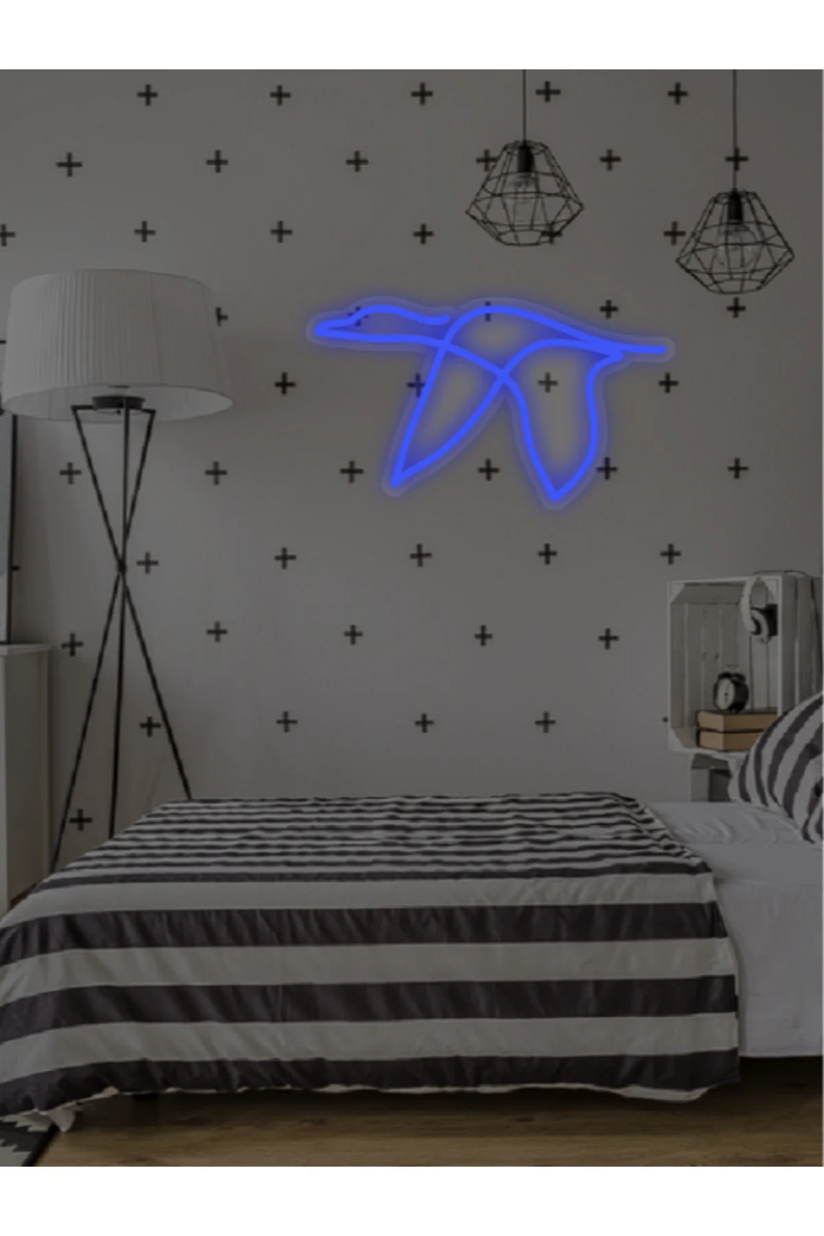 NEON LED IŞIKLI LEYLEK