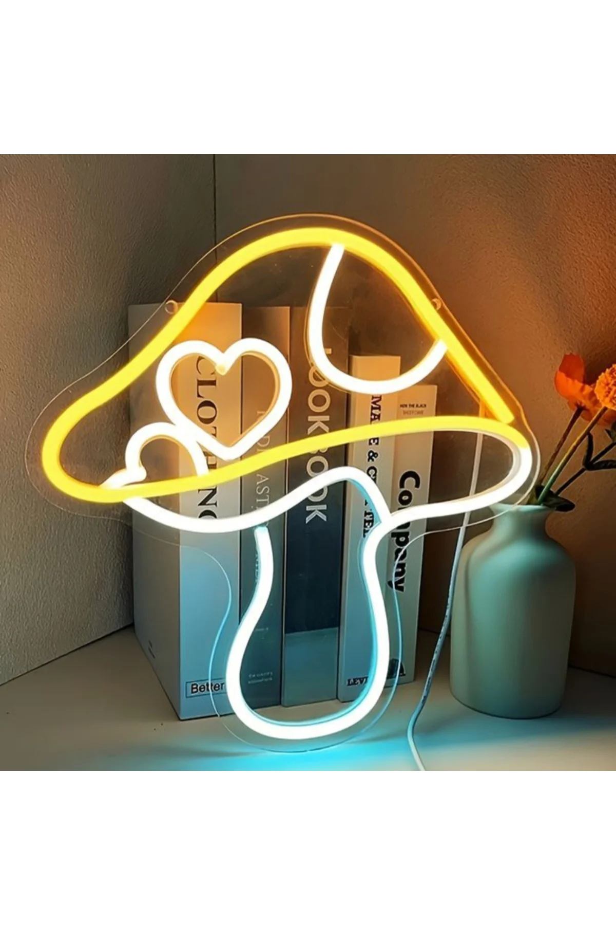 NEON LED IŞIKLI MANTAR