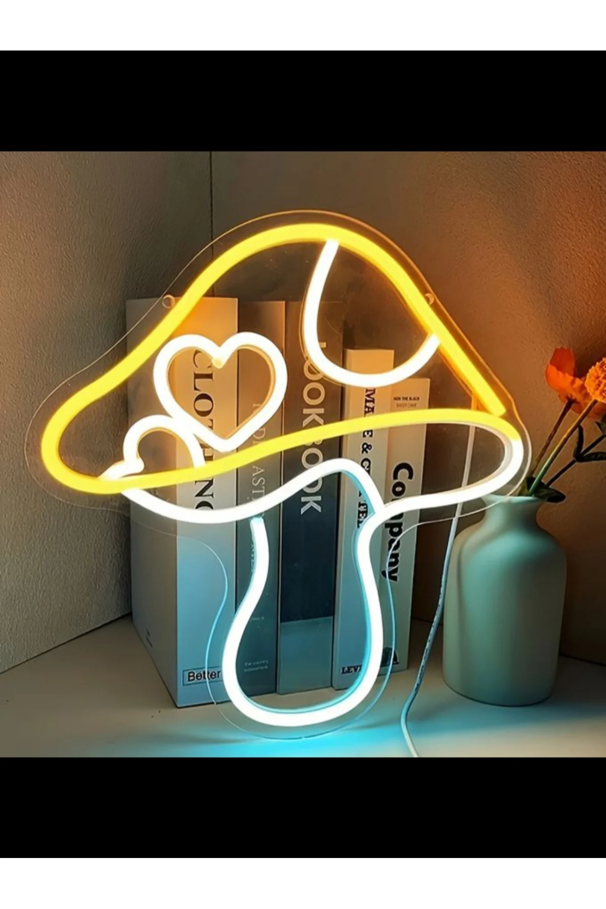 NEON LED IŞIKLI MANTAR