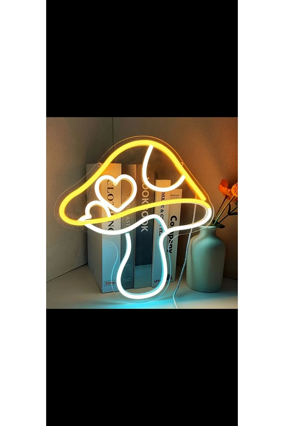 NEON LED IŞIKLI MANTAR