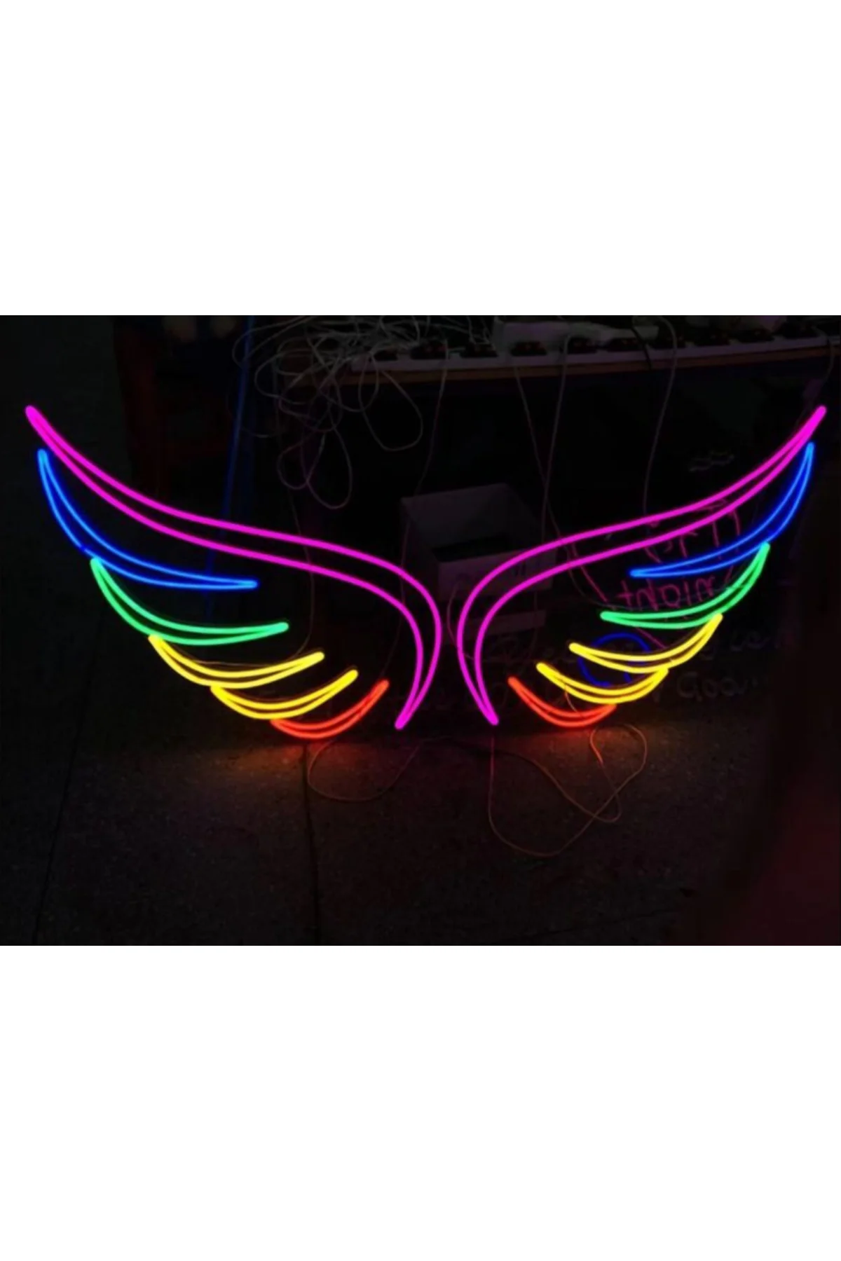 NEON LED IŞIKLI MELEK KANADI 3