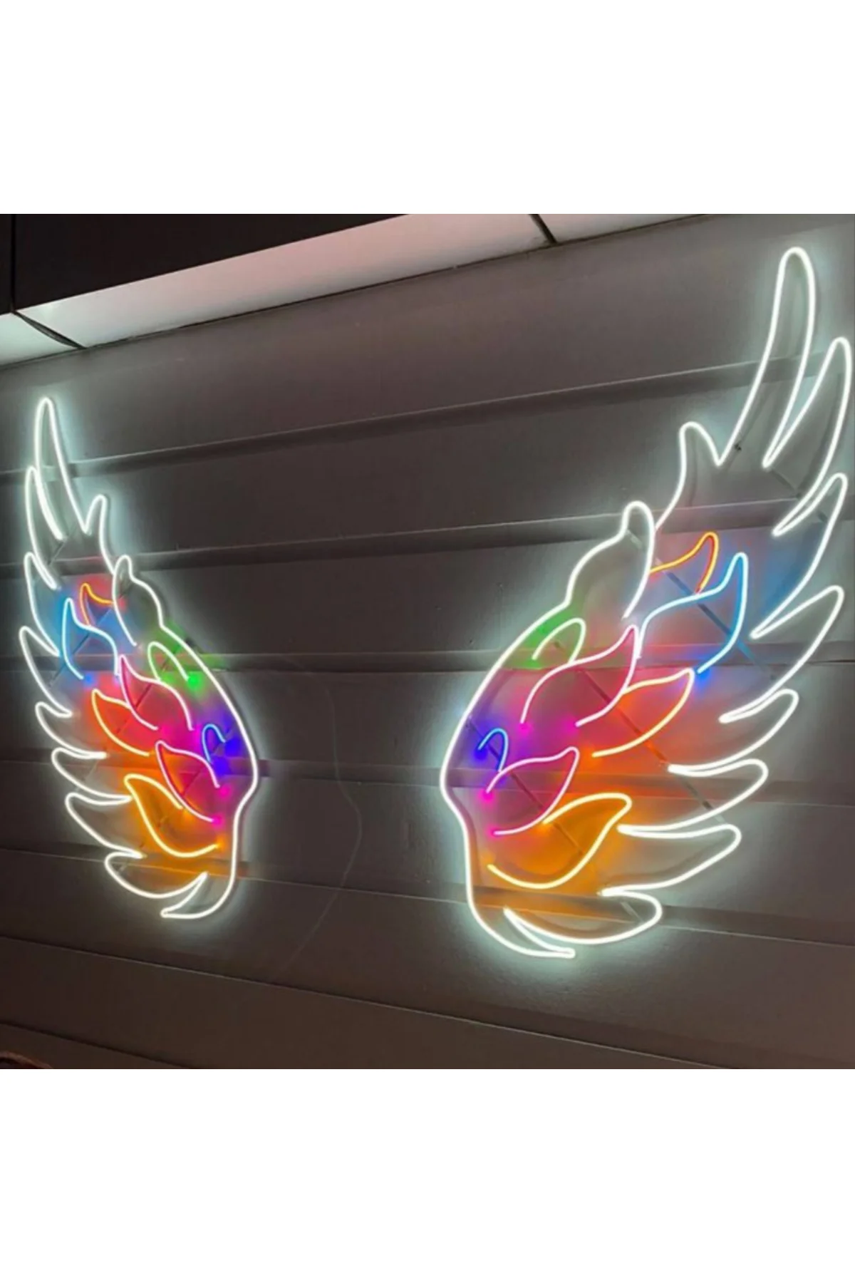 NEON LED IŞIKLI MELEK KANADI 6