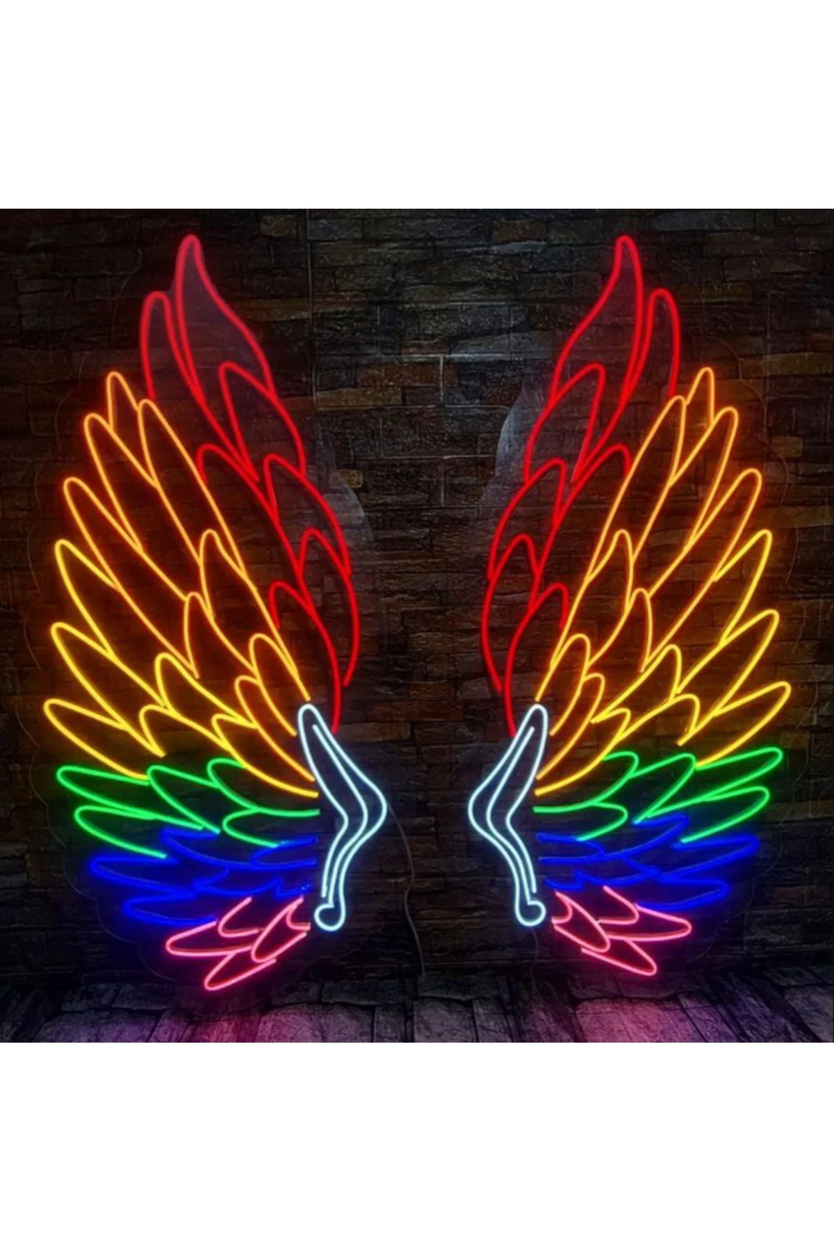 NEON LED IŞIKLI MELEK KANADI 4
