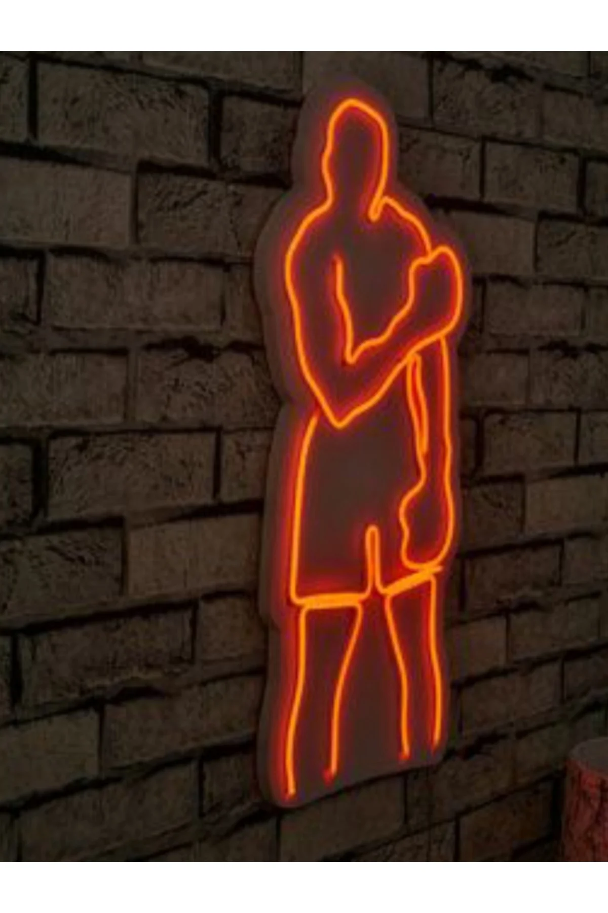NEON LED IŞIKLI MUHAMMED ALİ DUVAR TABLO