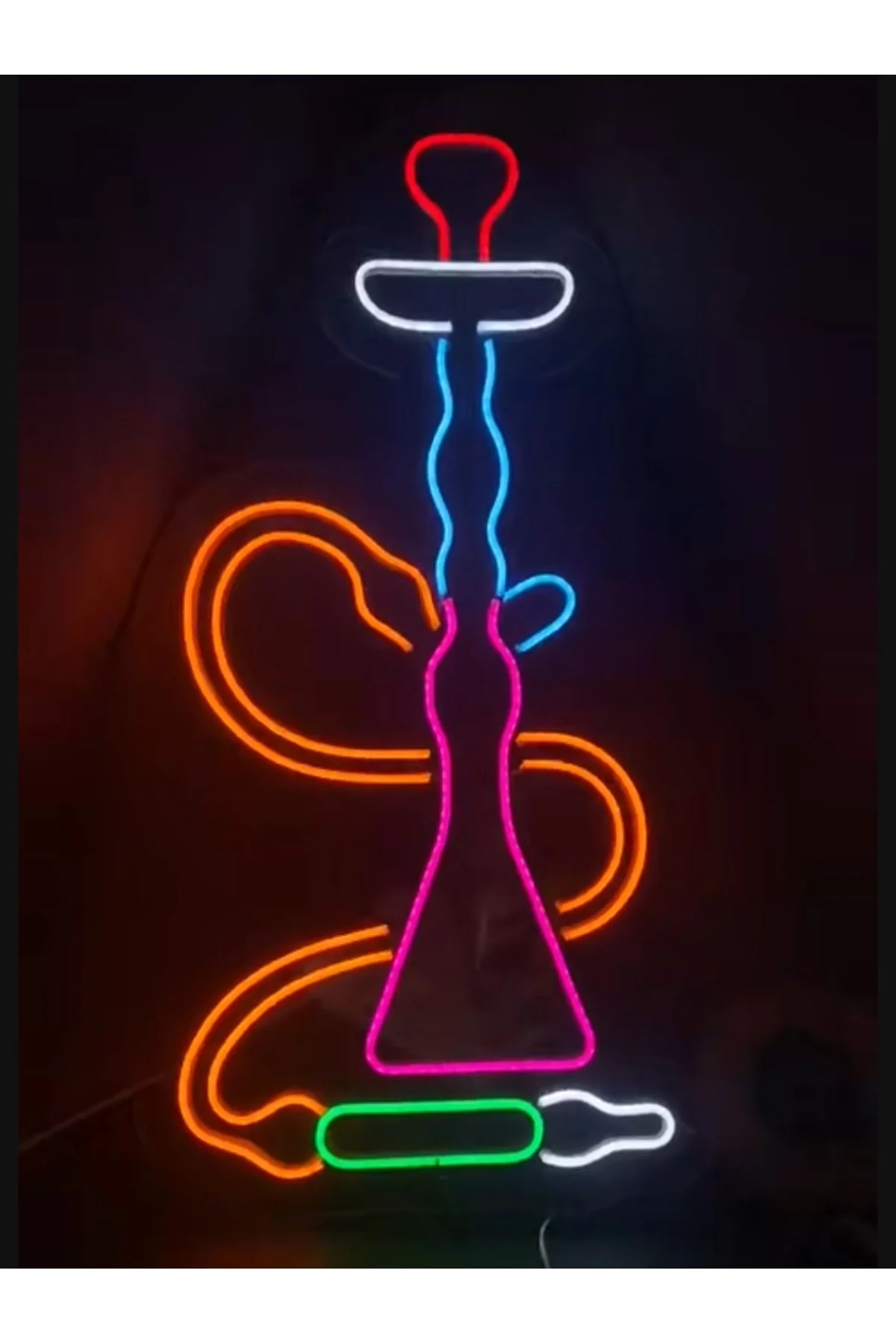 NEON LED IŞIKLI NARGİLE