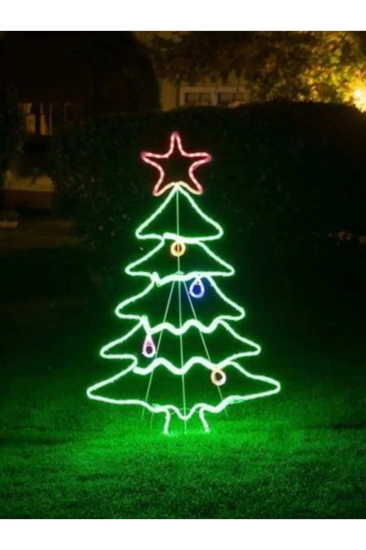 NEON LED IŞIKLI NOEL YILBAŞI ÇAM AĞACI
