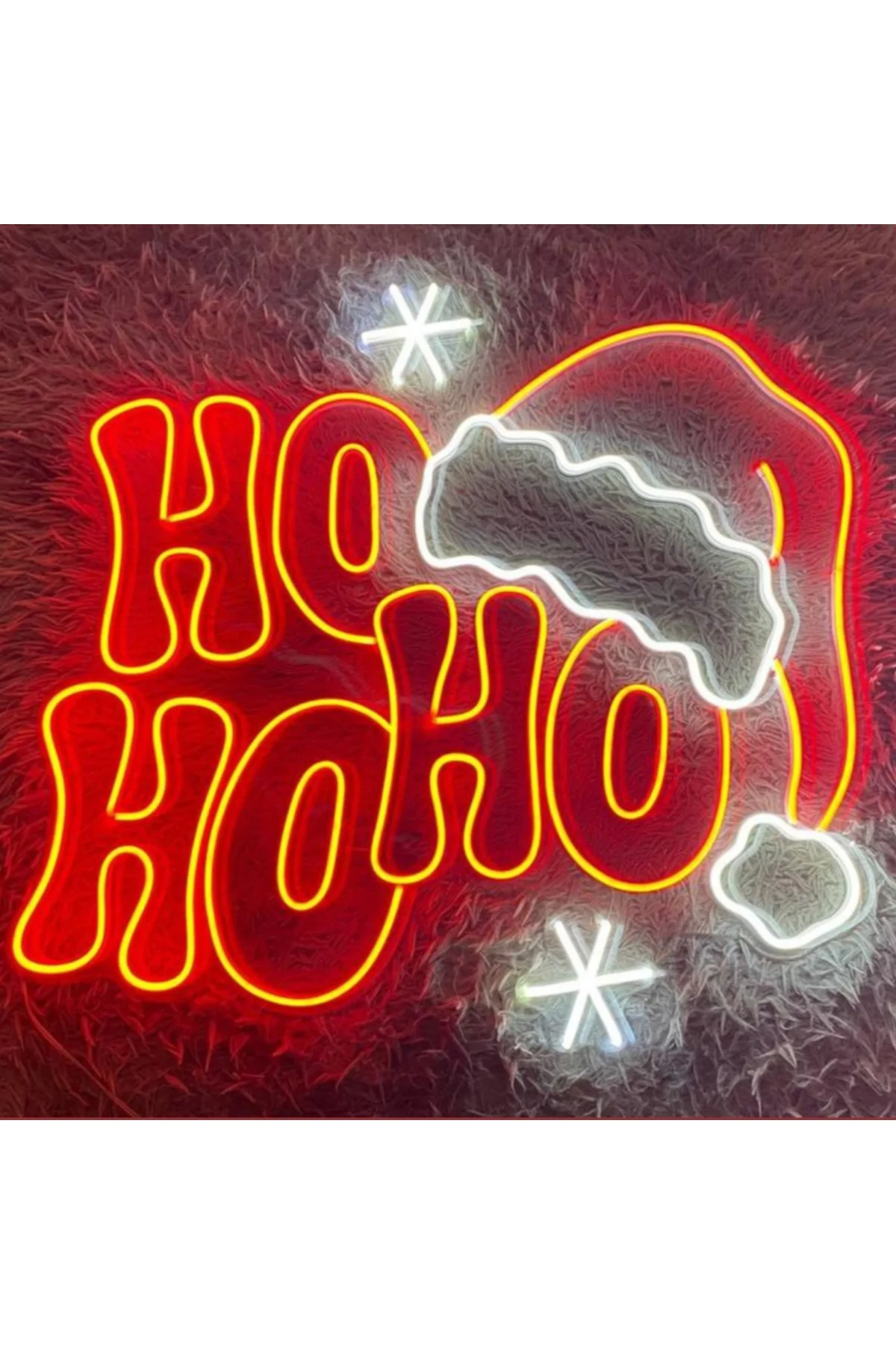 NEON LED IŞIKLI NOEL BABA YILBAŞI
