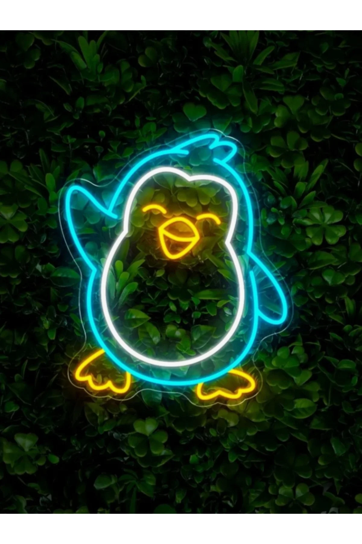 NEON LED IŞIKLI ÖRDEK 40 cm