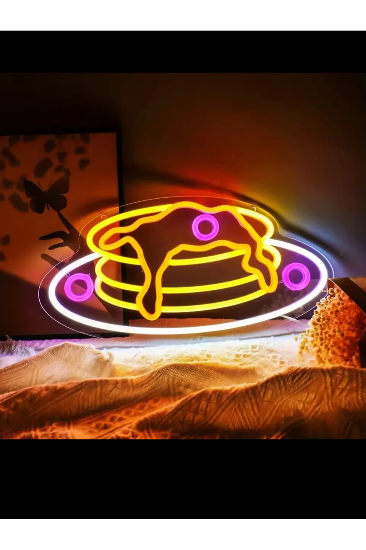 Neon led Işıklı pasta