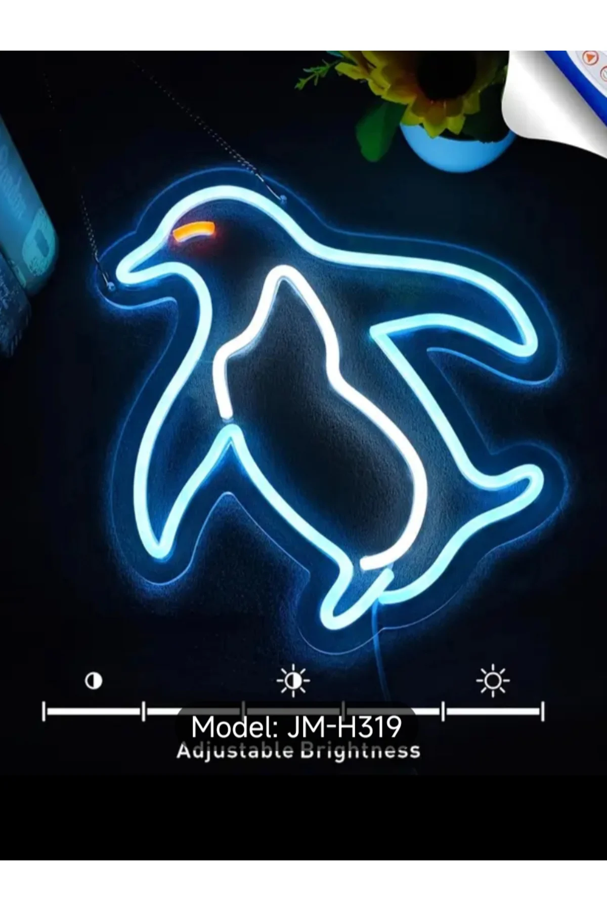 NEON LED IŞIKLI PENGUEN